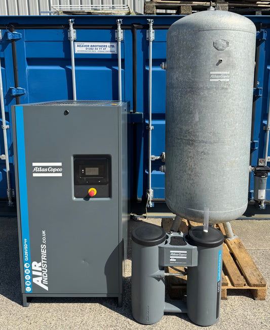 Atlas Copco GA26VSD+FF Variable Speed Rotary Screw Compressor + Dryer (180CFM)