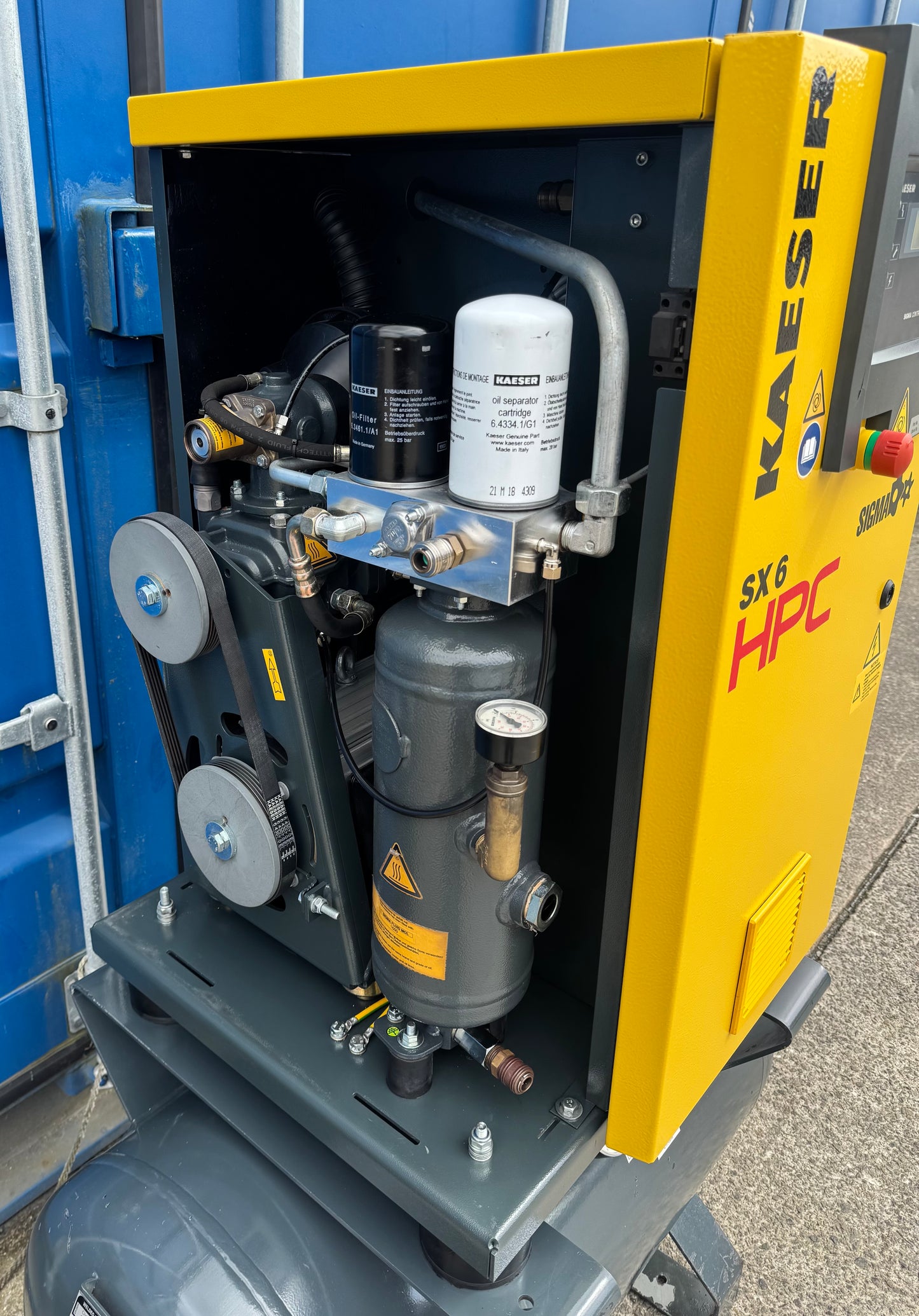 HPC / Kaeser SX6 Receiver Mounted Rotary Screw Compressor 4.0Kw, 11Bar!