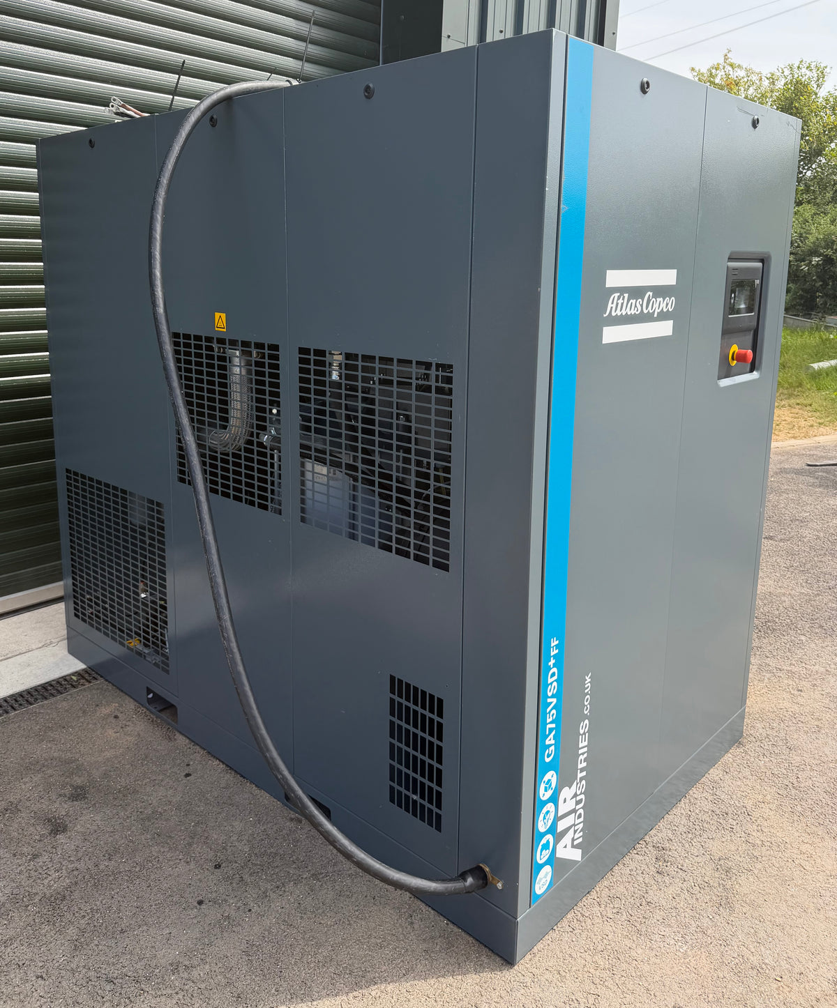 Atlas Copco GA75VSD+FF Variable Speed Rotary Screw Compressor + Dryer (563CFM)