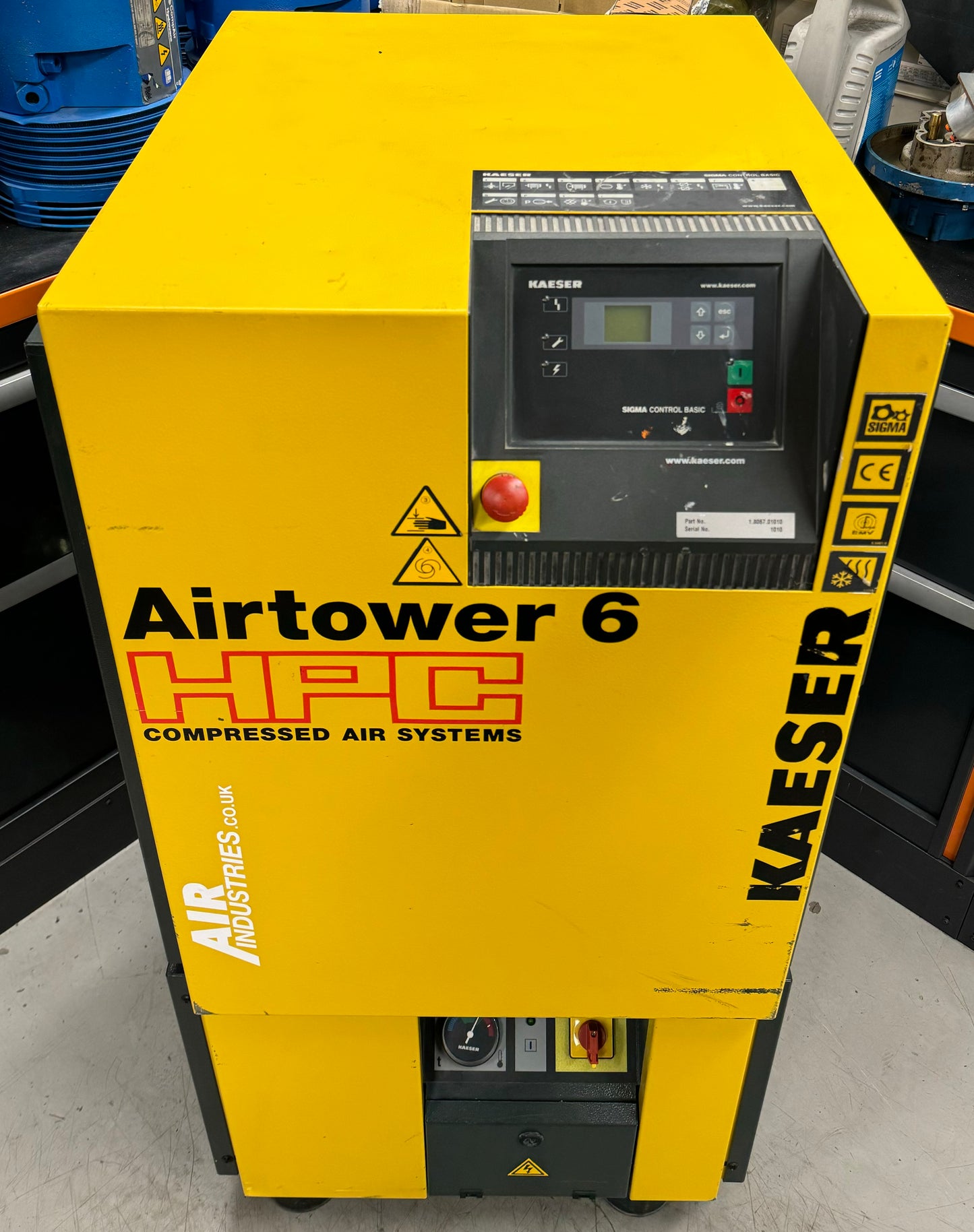 Kaeser Airtower 6 Rotary Screw Compressor + Dryer (21CFM, 8Bar, 4kW)