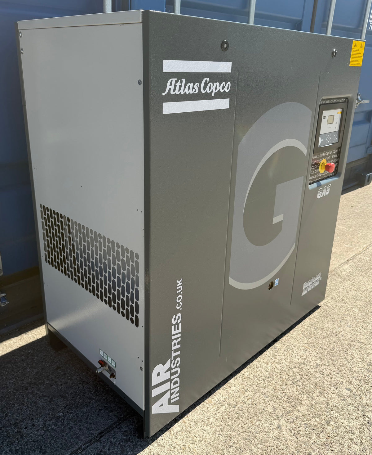 Atlas Copco GA5 Floor Mounted Rotary Screw Compressor, 5.5Kw, 17cfm, 13Bar!