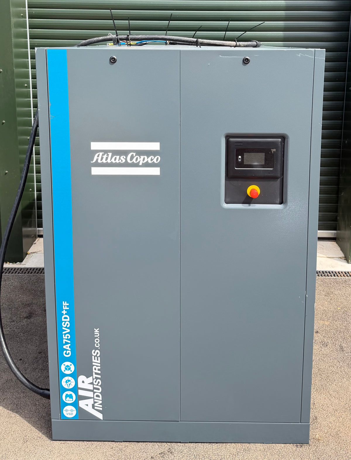 Atlas Copco GA75VSD+FF Variable Speed Rotary Screw Compressor + Dryer (563CFM)