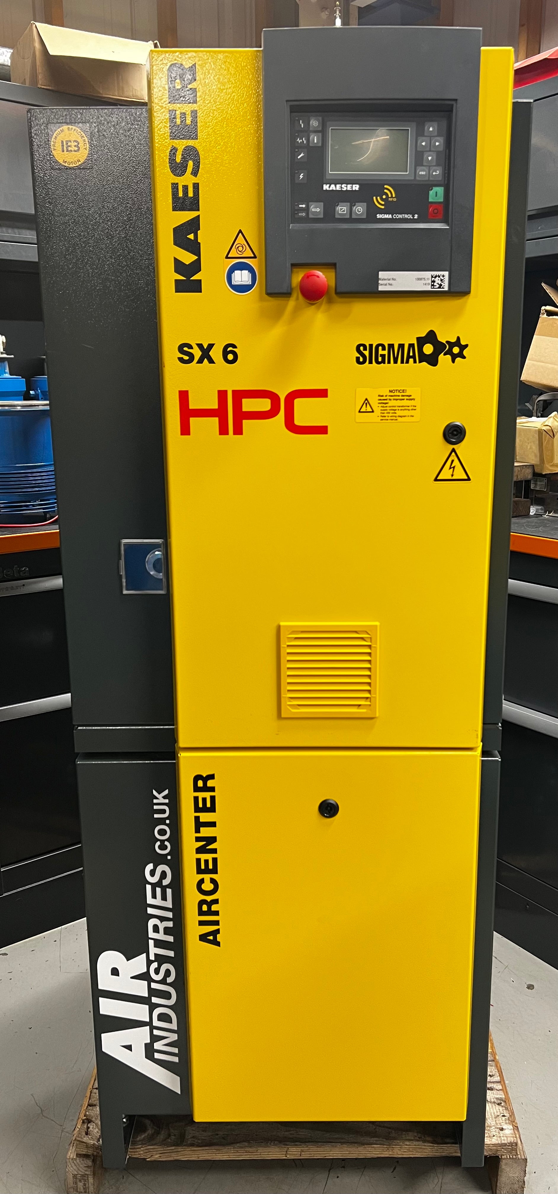 HPC / Kaeser Aircenter 6 Rotary Screw Compressor + Receiver + Dryer (4 ...