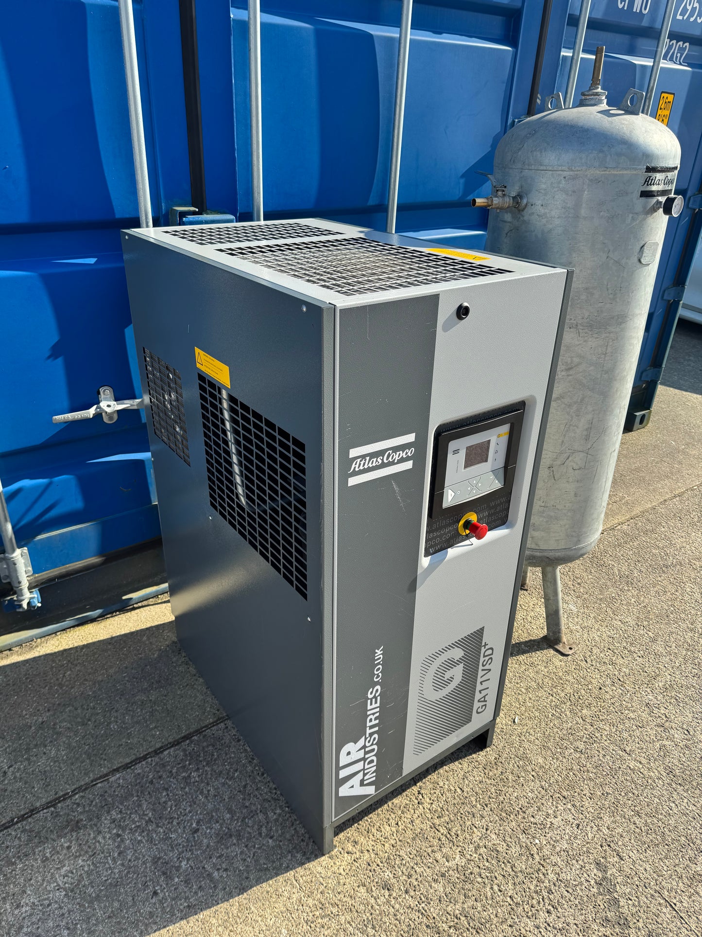 Atlas Copco GA11VSD+FF Variable Speed Rotary Screw Compressor + Dryer + Air Receiver  (68.8CFM)