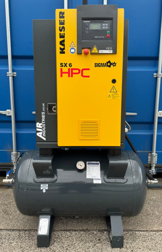 HPC / Kaeser SX6 Receiver Mounted Rotary Screw Compressor 4.0Kw, 11Bar!