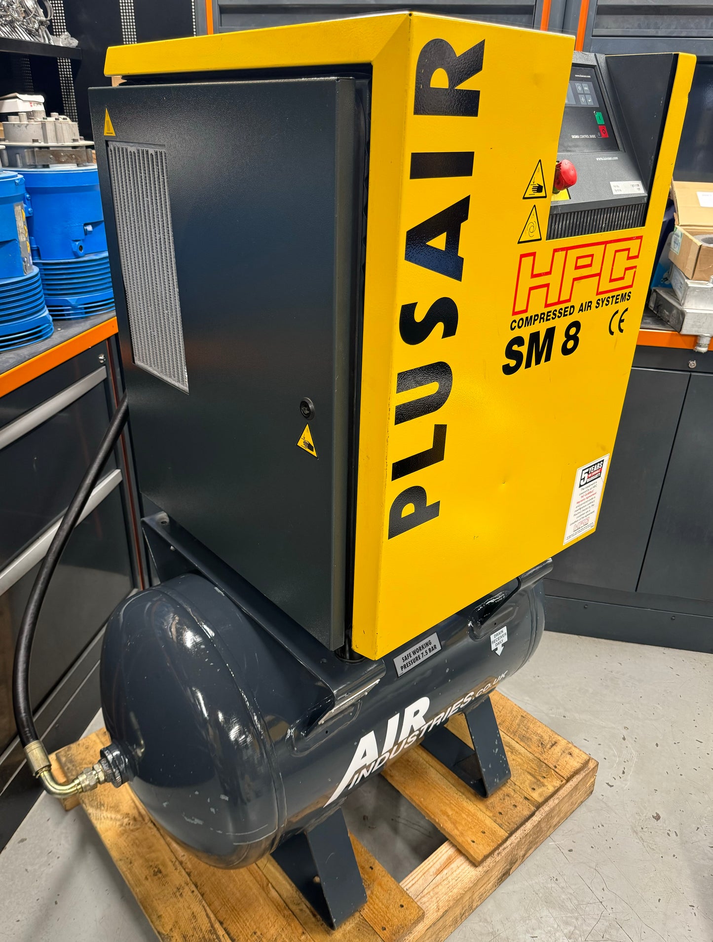 Kaeser / HPC SM8 Receiver Mounted Rotary Screw Compressor (29CFM)