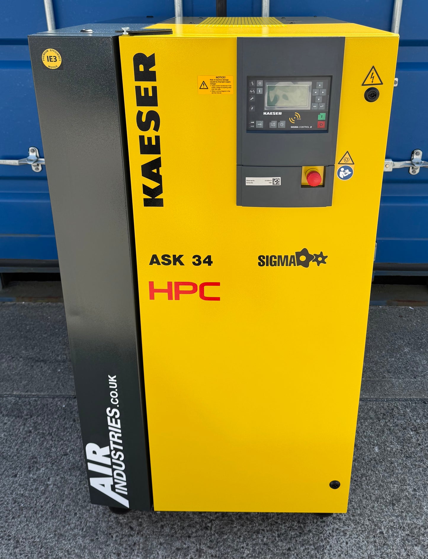 Kaeser / HPC ASK34 Rotary Screw Compressor 124Cfm