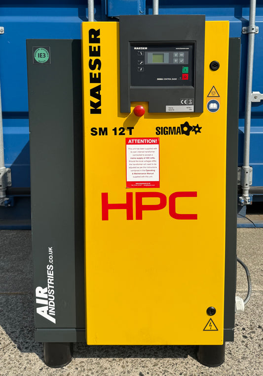 HPC / Kaeser SM12T Floor Mounted Rotary Screw Compressor + Dryer (7.5Kw, 42Cfm)