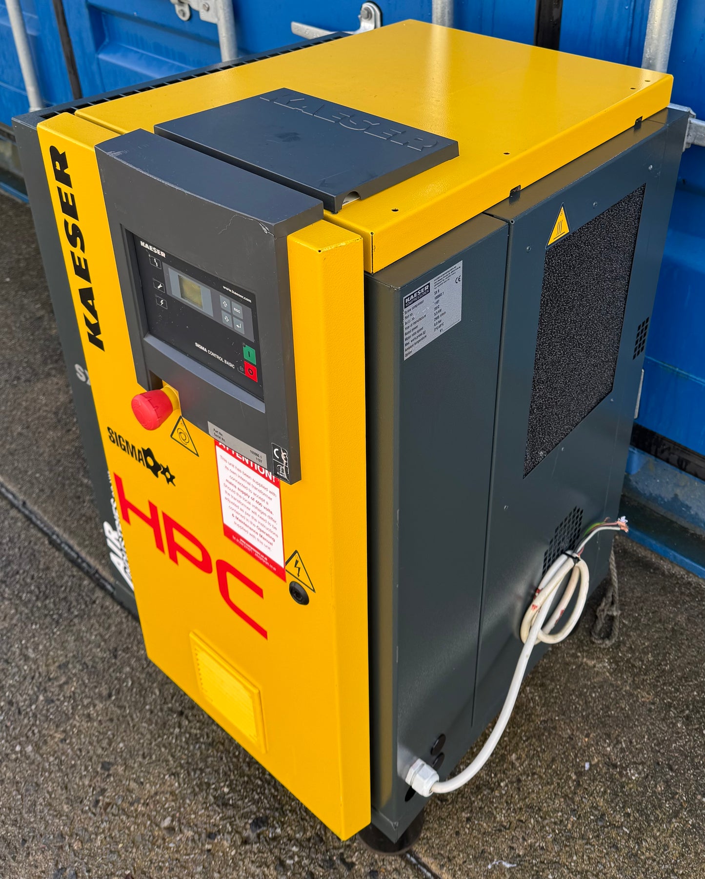 HPC / Kaeser SX8 Rotary Screw Compressor (5.5Kw, 28CFM, 8Bar, 116psi)