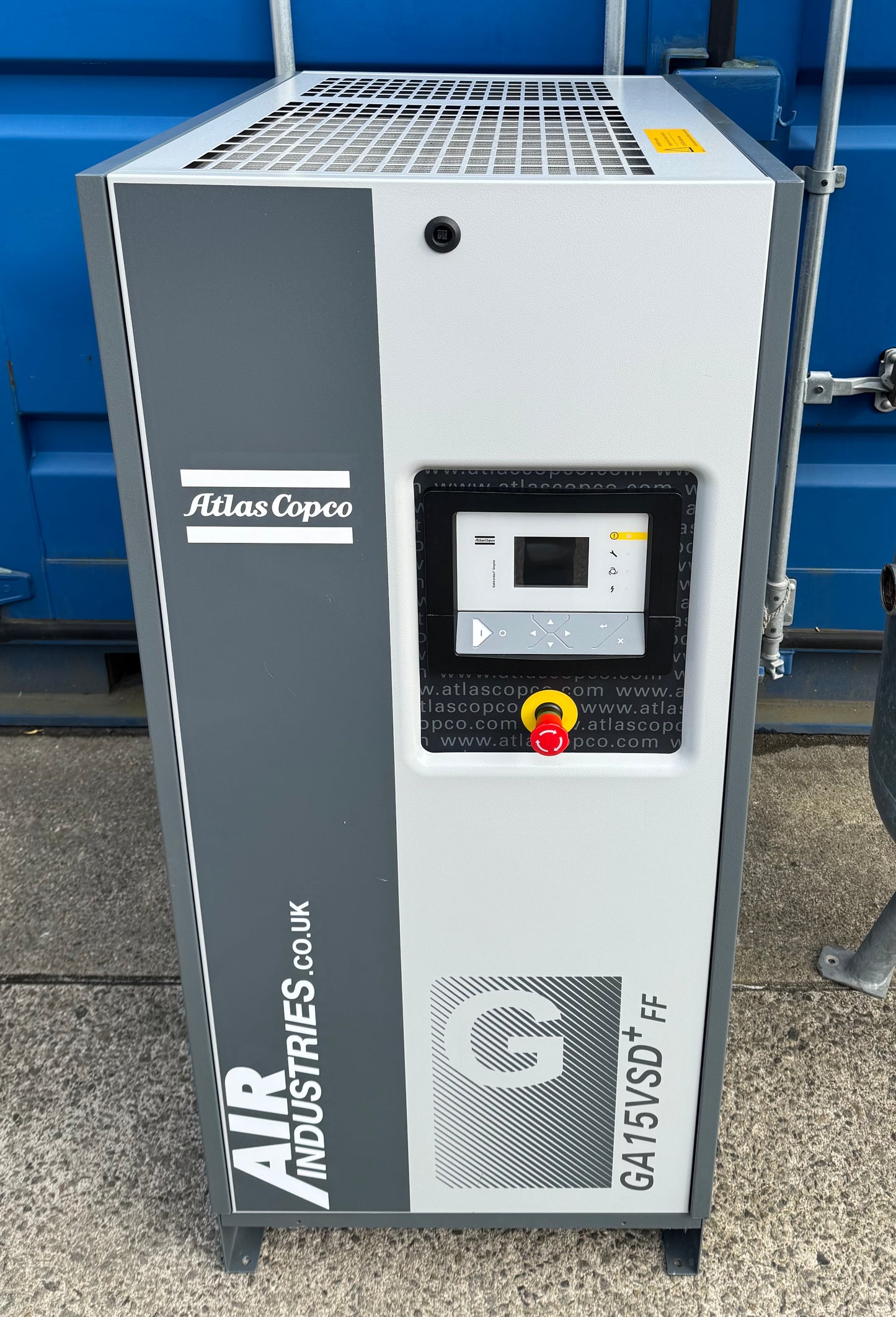 Atlas Copco GA15VSD+FF Variable Speed Rotary Screw Compressor + Dryer + Air Receiver  (88CFM)