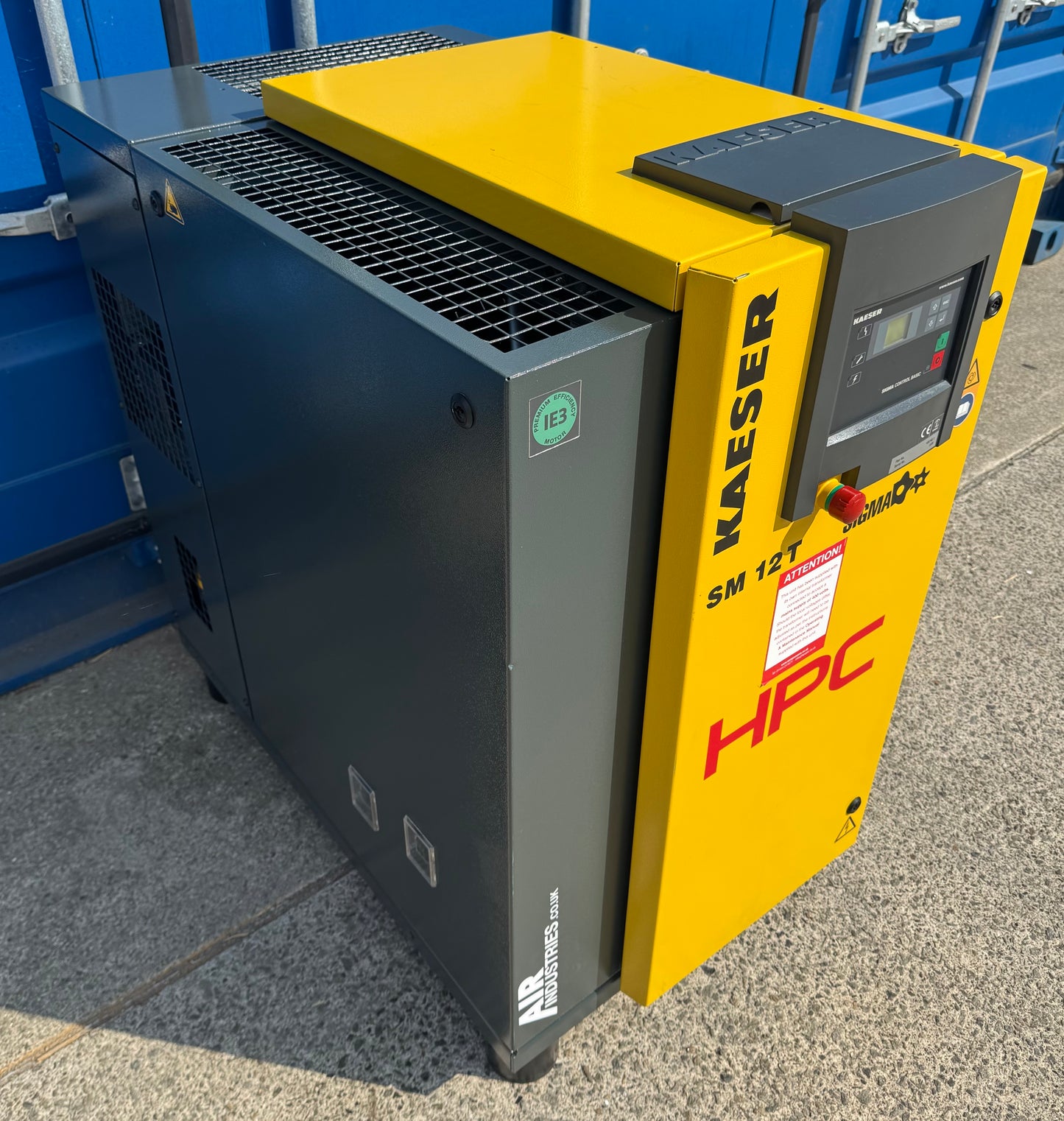 HPC / Kaeser SM12T Floor Mounted Rotary Screw Compressor + Dryer (7.5Kw, 42Cfm)