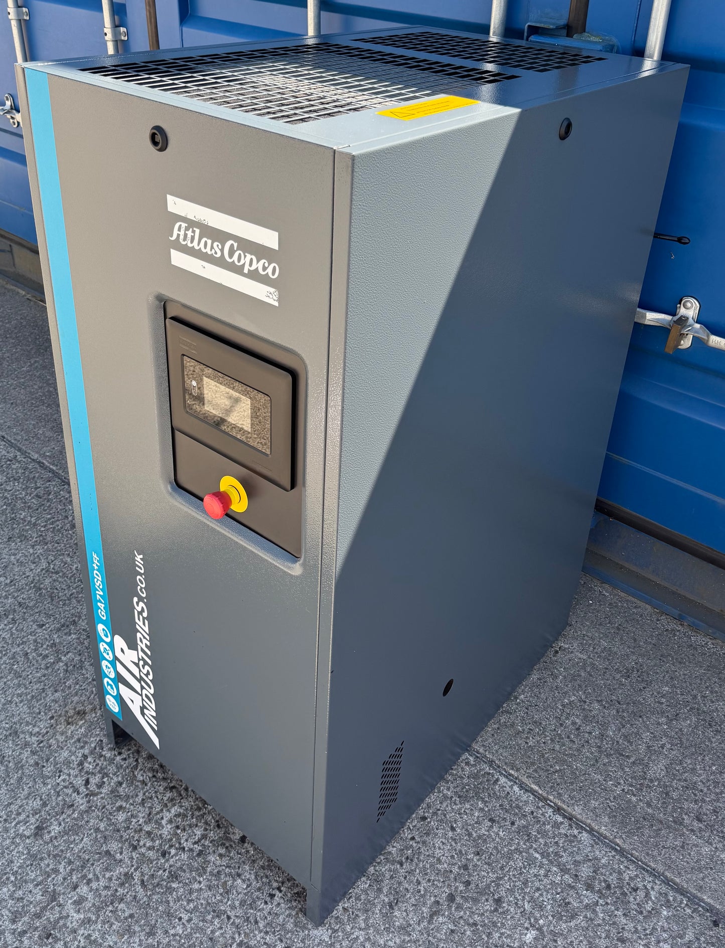 Atlas Copco GA7VSD+FF Variable Speed Rotary Screw Compressor + Dryer, 46cfm!
