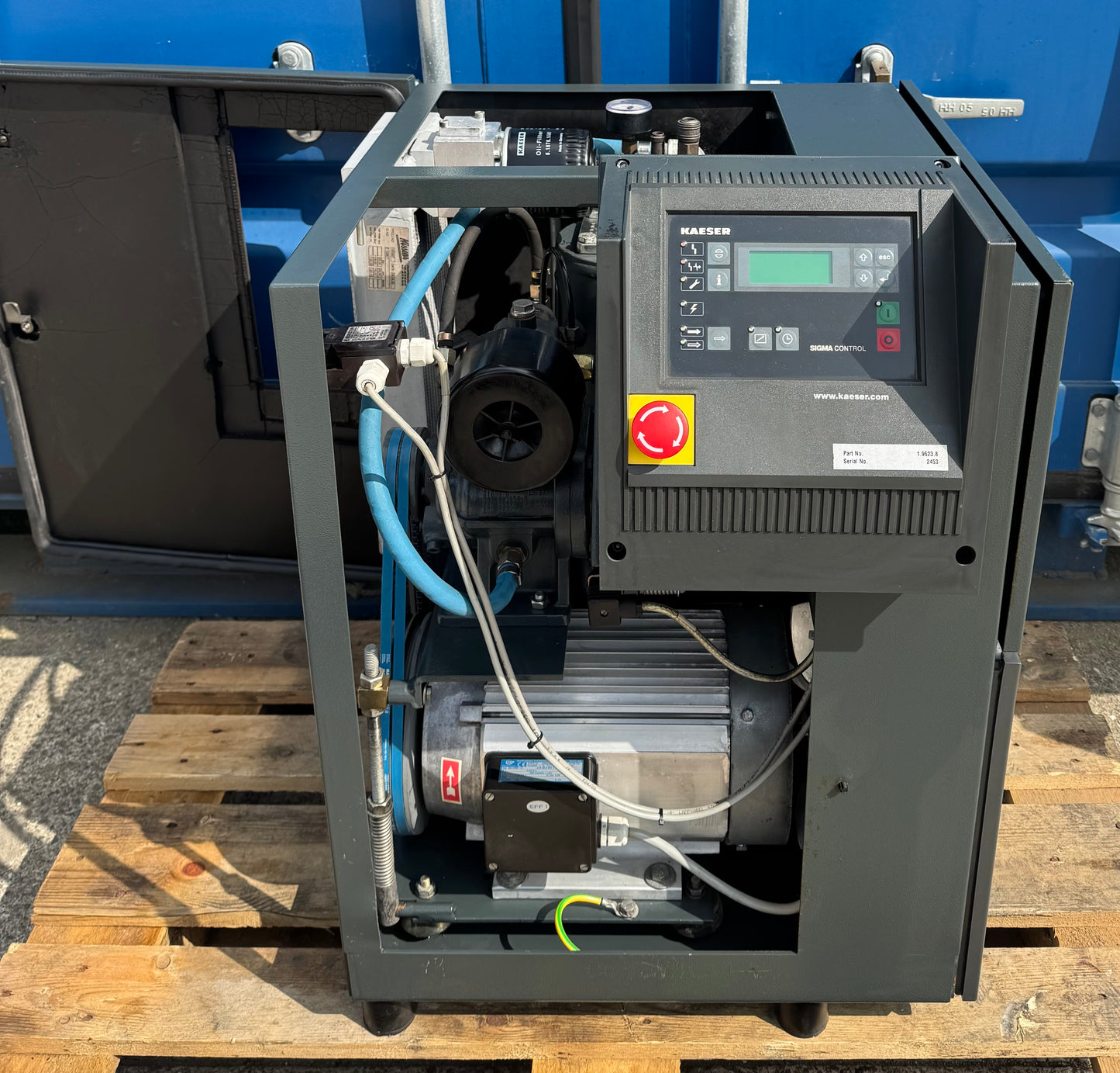 HPC / Kaeser SM11 Floor Mounted Rotary Screw Compressor (7.5Kw, 40CFM)