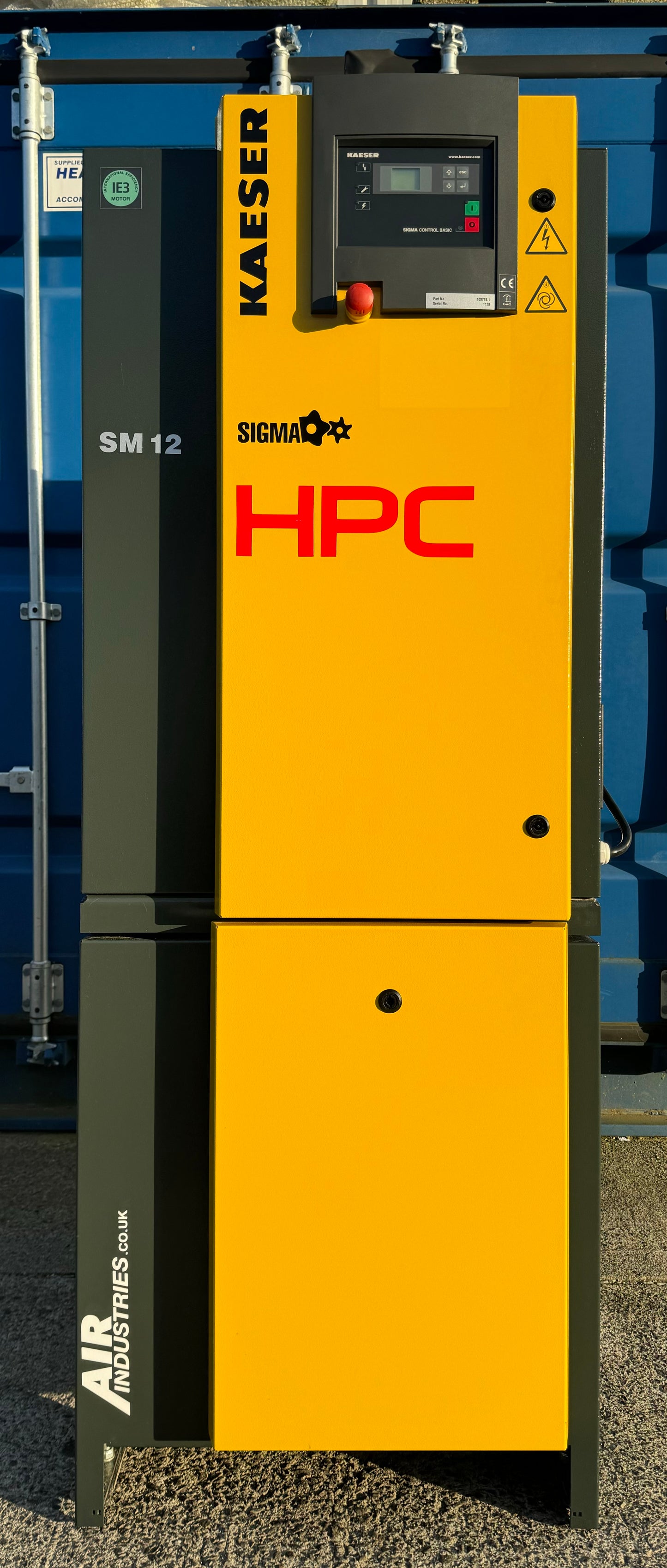 HPC / Kaeser Aircenter 12 Rotary Screw Compressor + Receiver + Dryer 7.5Kw, 42cfm!