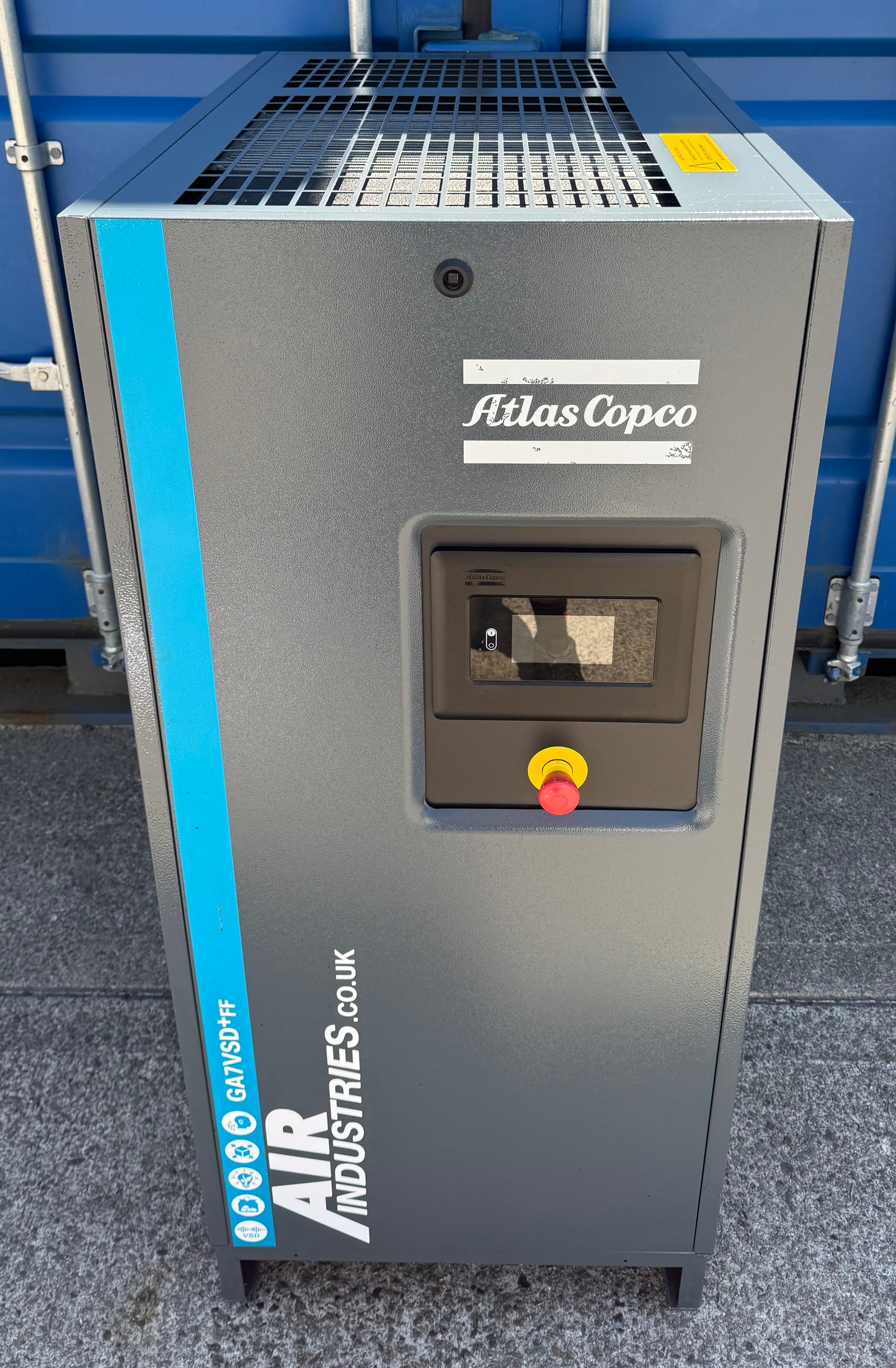 Atlas Copco GA7VSD+FF Variable Speed Rotary Screw Compressor + Dryer, 46cfm!
