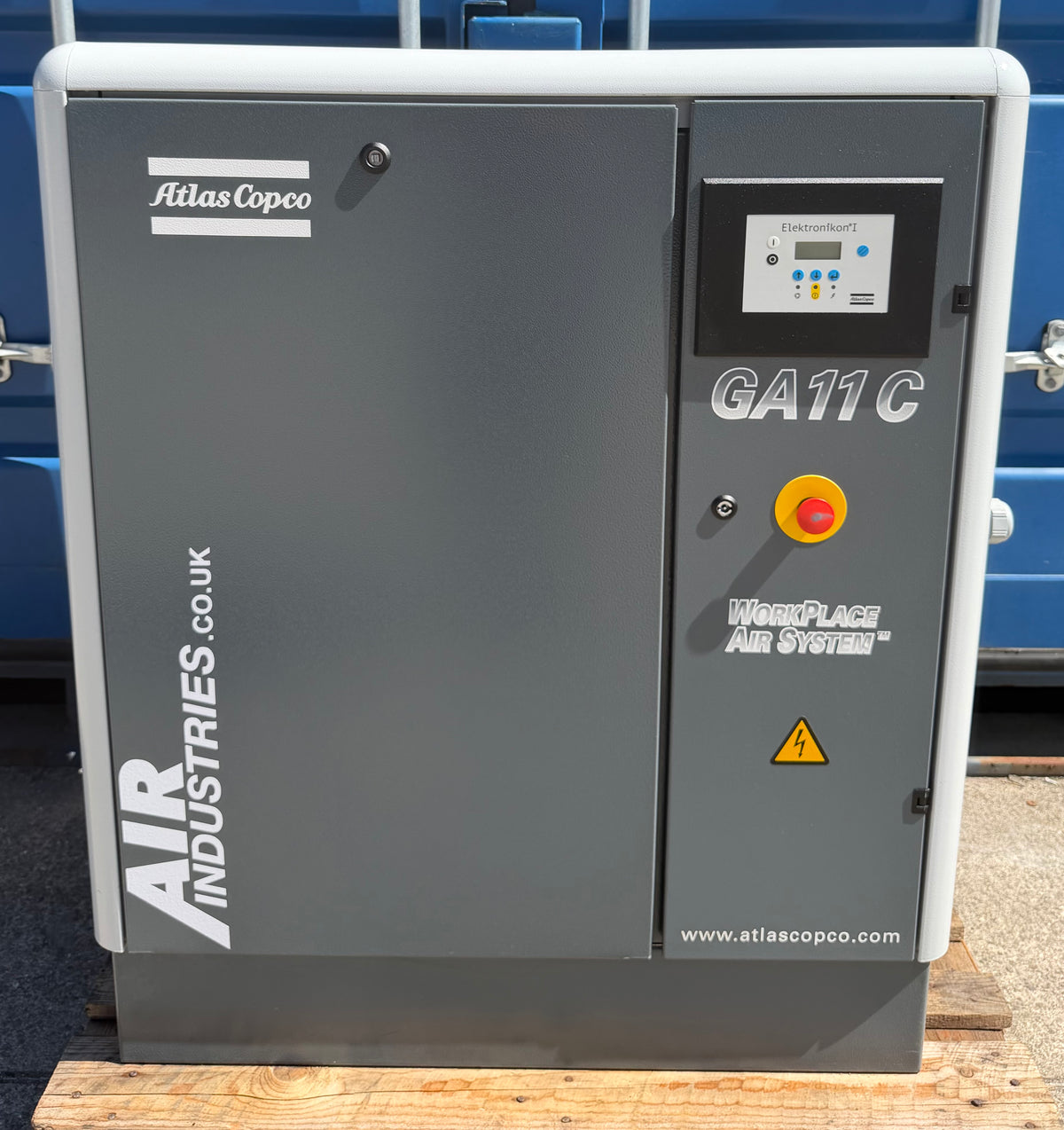 Atlas Copco GA11 Floor Mounted Rotary Screw Compressor, 11Kw, 42cfm, 13Bar!