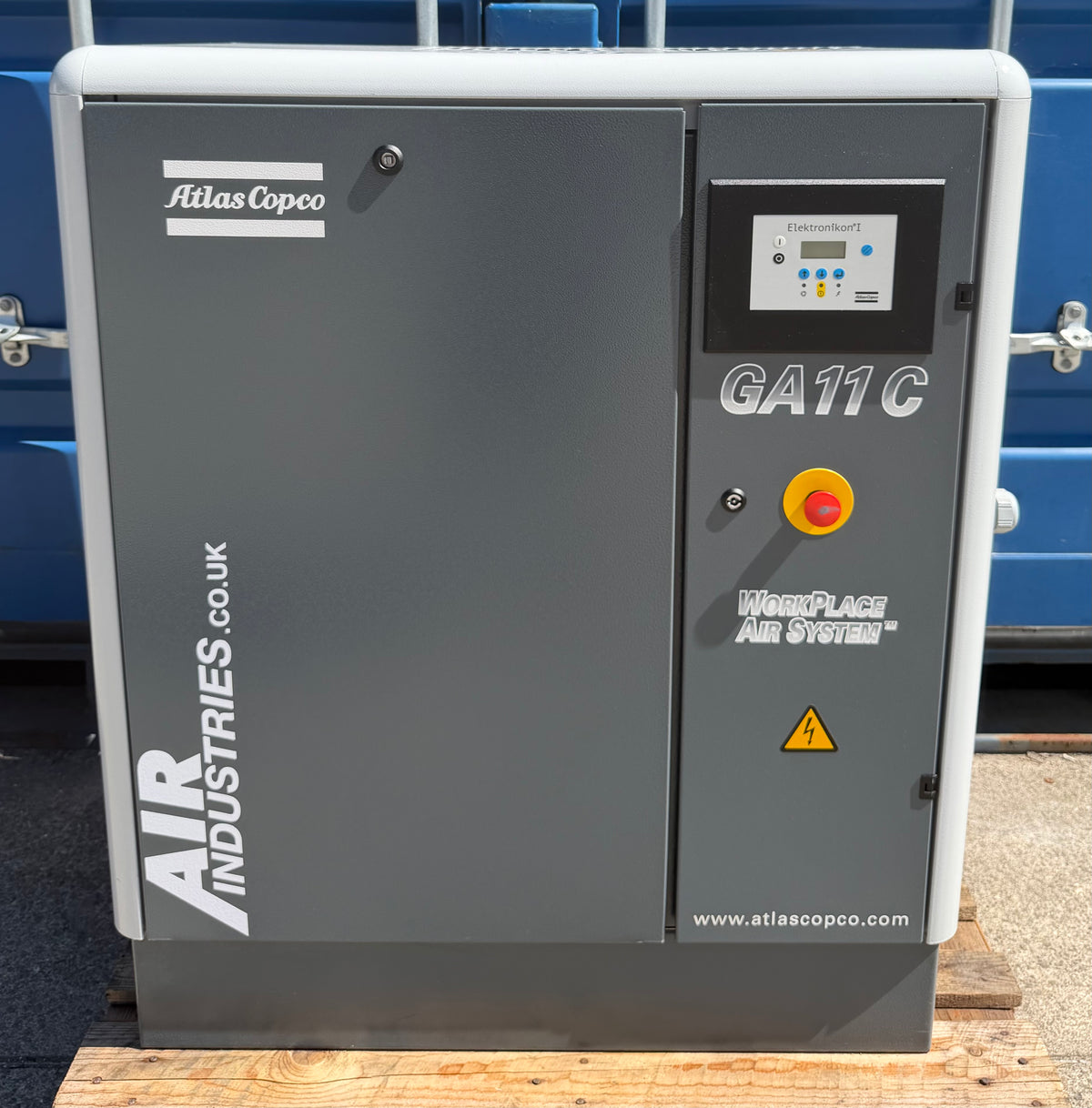 Atlas Copco GA11 Floor Mounted Rotary Screw Compressor, 11Kw, 42cfm, 13Bar!