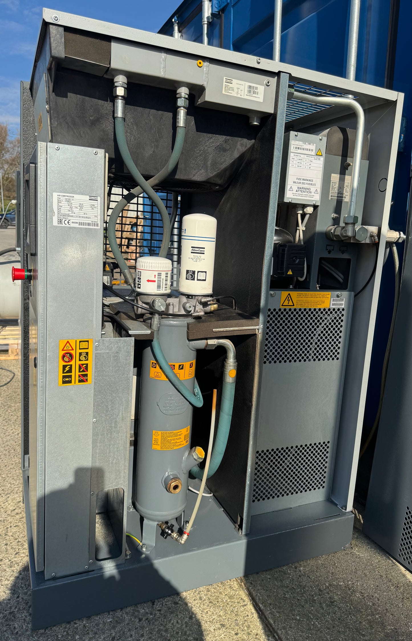 Atlas Copco GA11VSD+FF Variable Speed Rotary Screw Compressor + Dryer + Air Receiver  (68.8CFM)