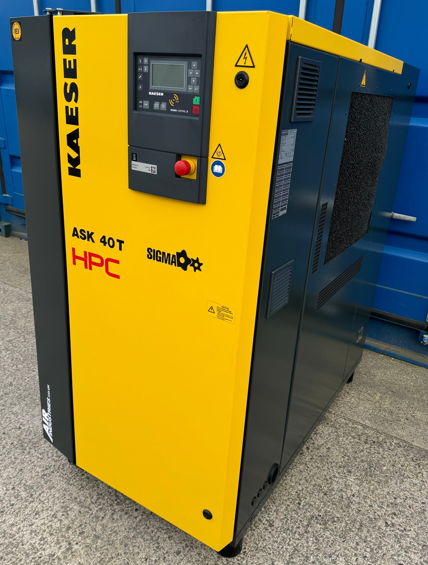 Kaeser / HPC ASK40T Rotary Screw Compressor Package + Dryer 143Cfm