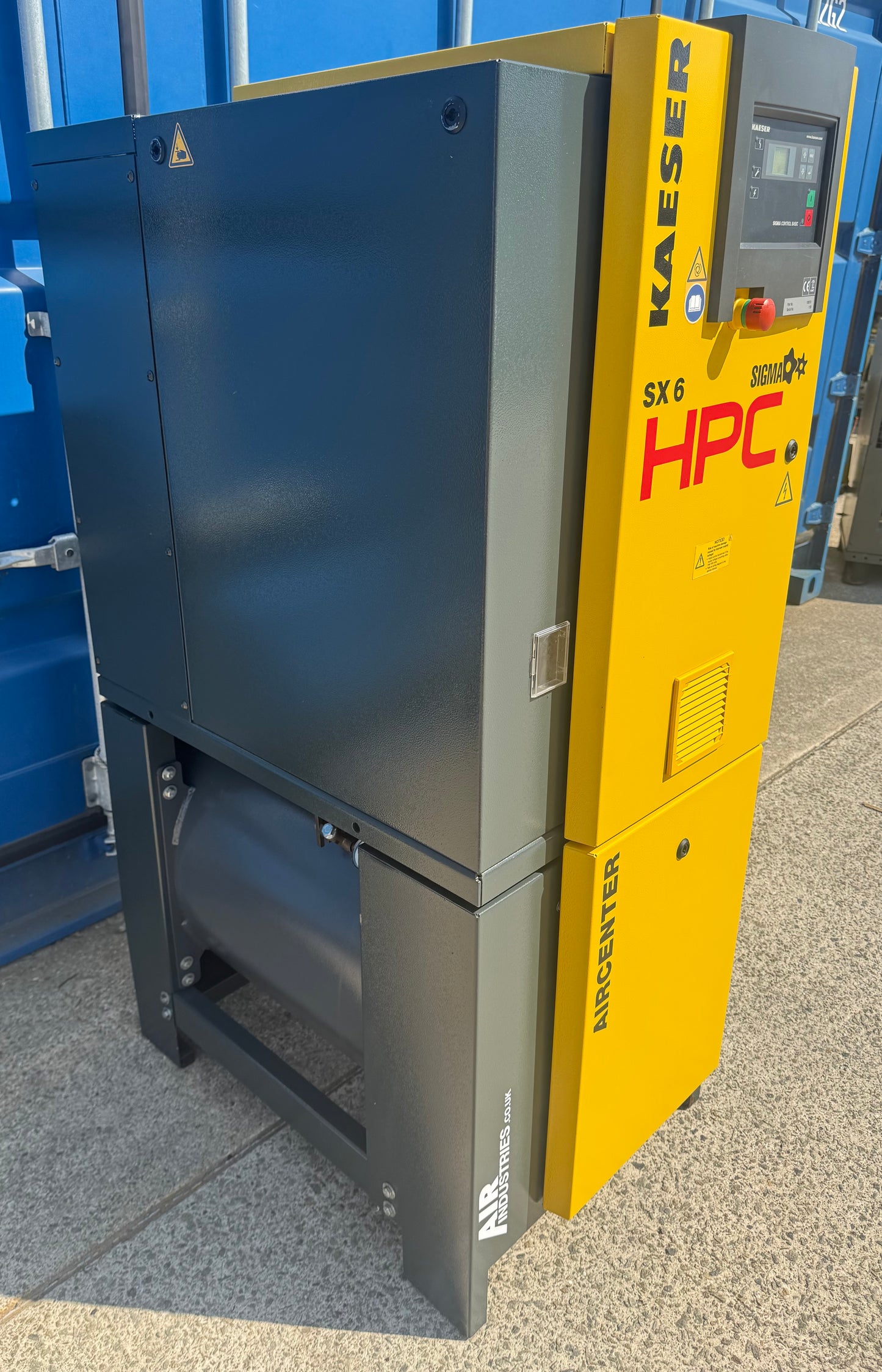 HPC / Kaeser Aircenter 6 Rotary Screw Compressor + Receiver + Dryer (4.0Kw, 17cfm)
