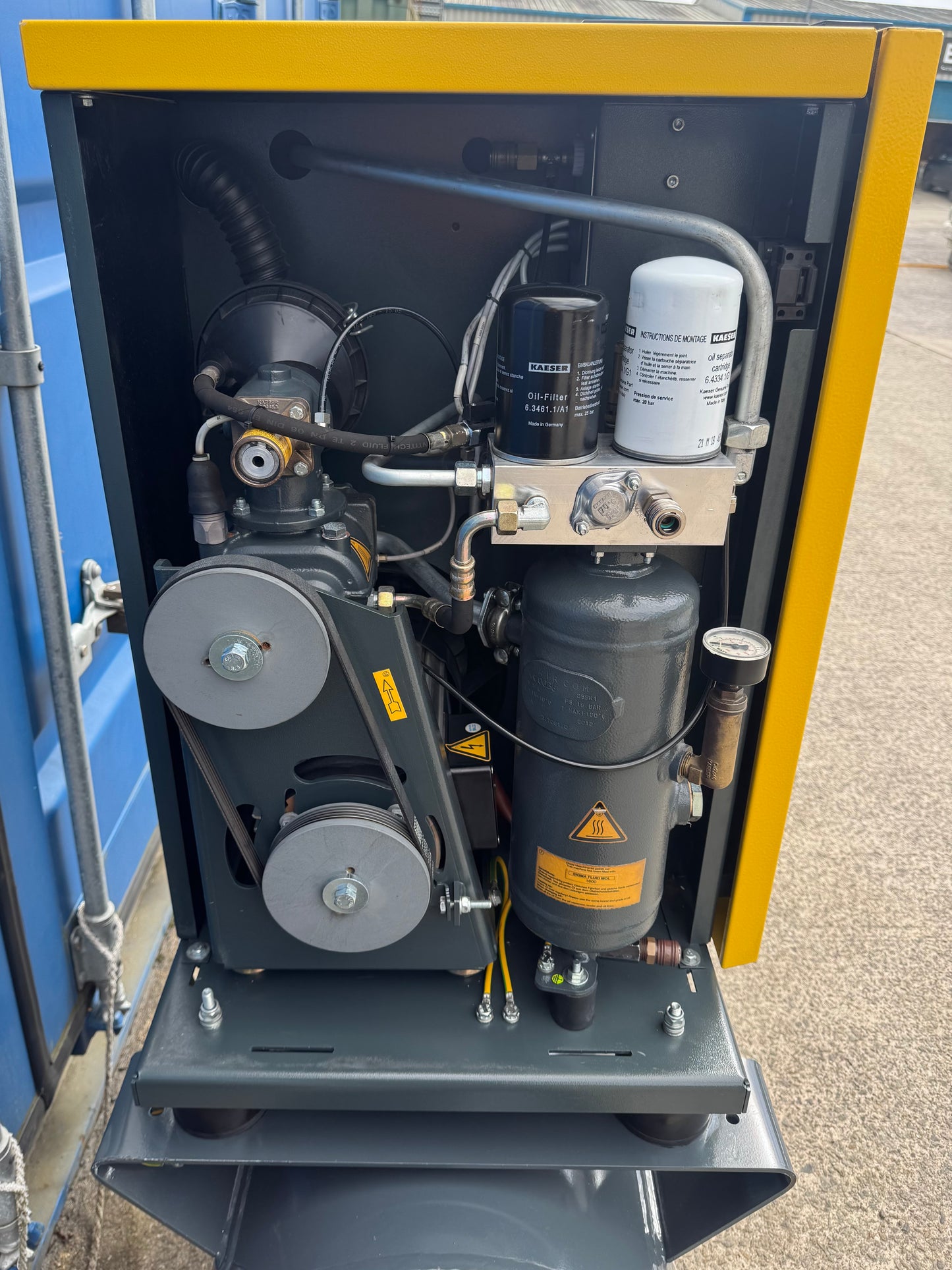 HPC / Kaeser SX6 Receiver Mounted Rotary Screw Compressor 4.0Kw, 11Bar!