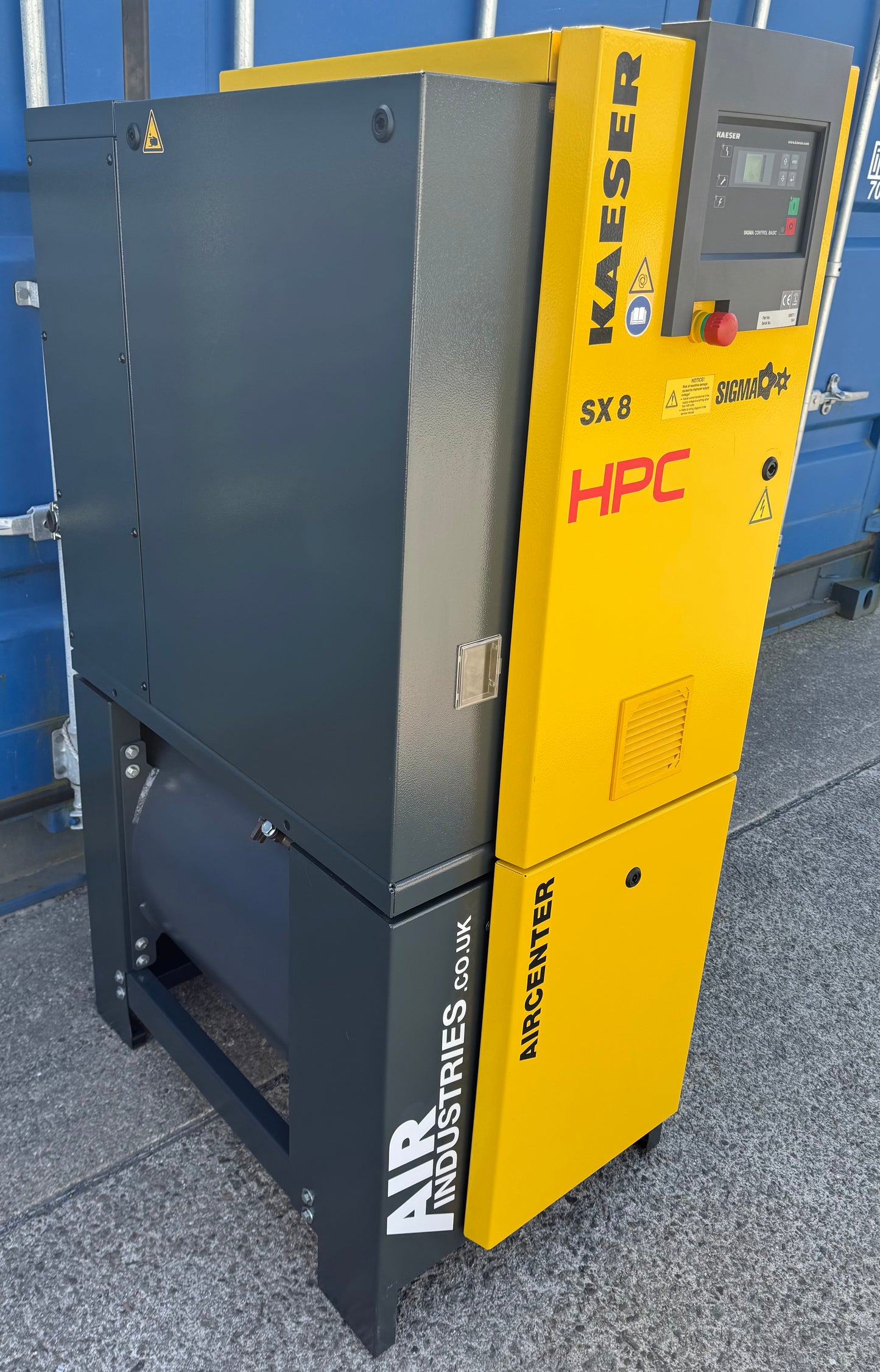 Kaeser Aircenter 8 Rotary Screw Compressor + Receiver + Dryer (5.5kW, 28CFM)