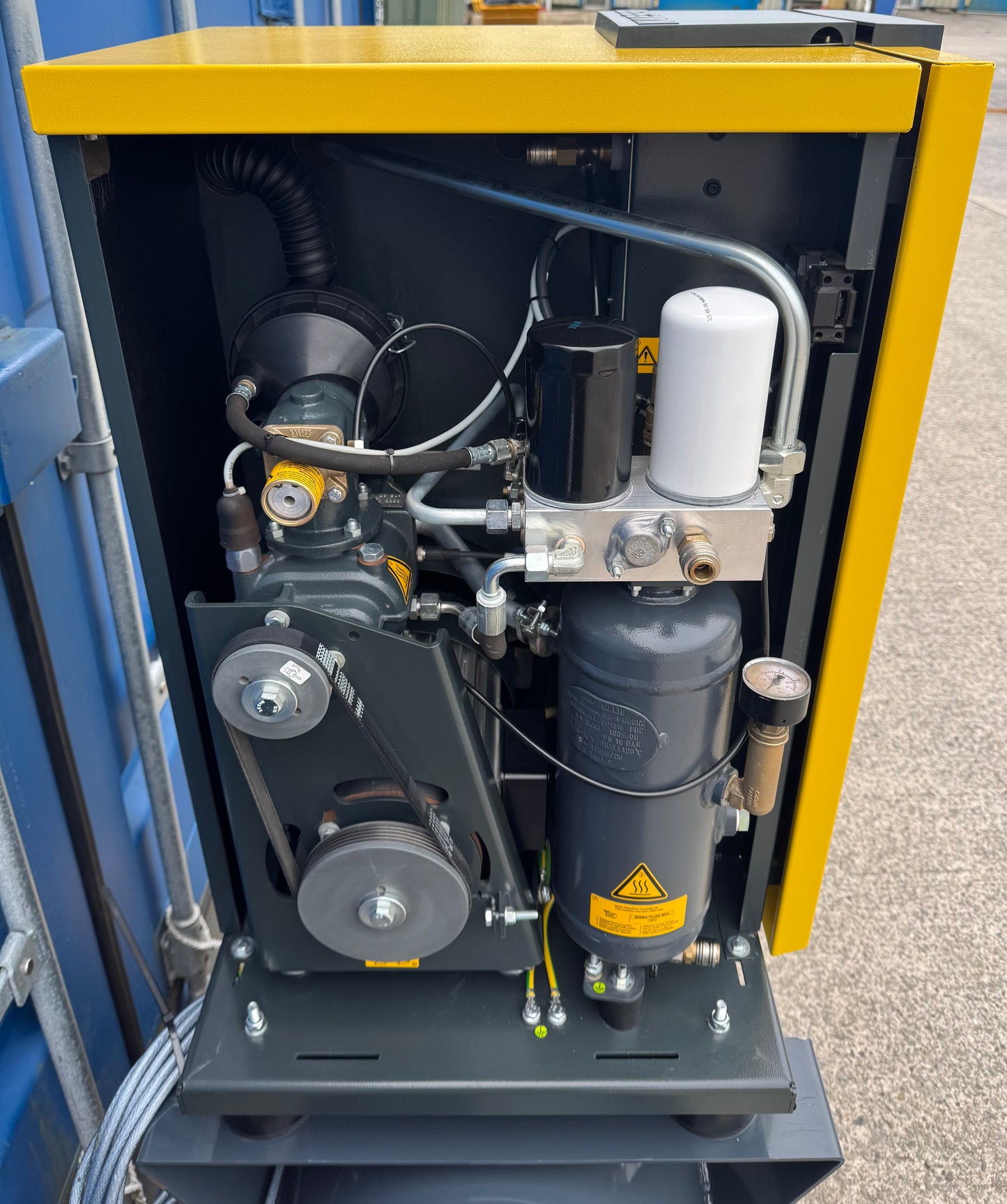 HPC / Kaeser SX8 Receiver Mounted Rotary Screw Compressor 5.5Kw, 28cfm! 8bar!