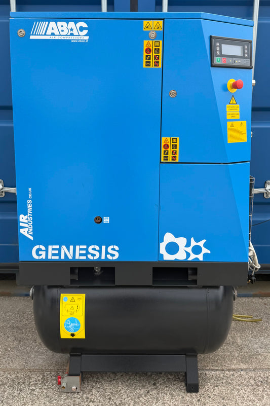 ABAC Genesis 15 Receiver Mounted Rotary Screw Compressor + Dryer! (78Cfm)