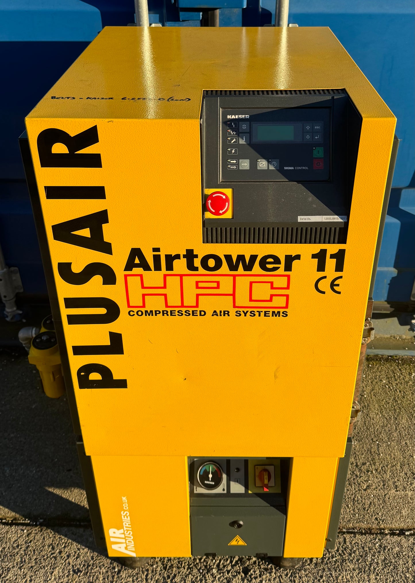 Kaeser Airtower 11 Rotary Screw Compressor + Dryer (40CFM, 8Bar, 7.5kW)