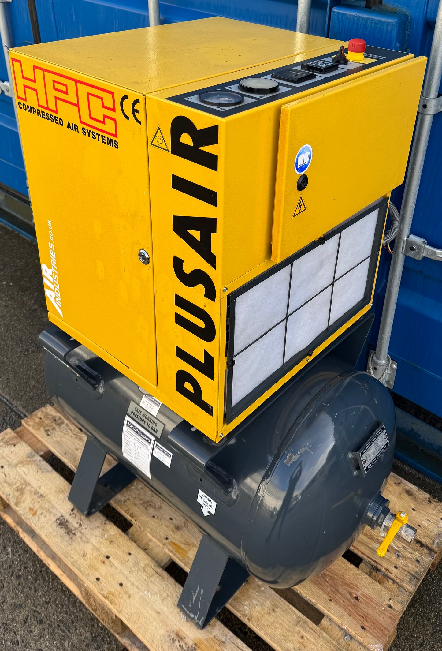 HPC / Kaeser SX6 Receiver Mounted Rotary Screw Compressor (4.0kW, 5.5HP, 16.5CFM)