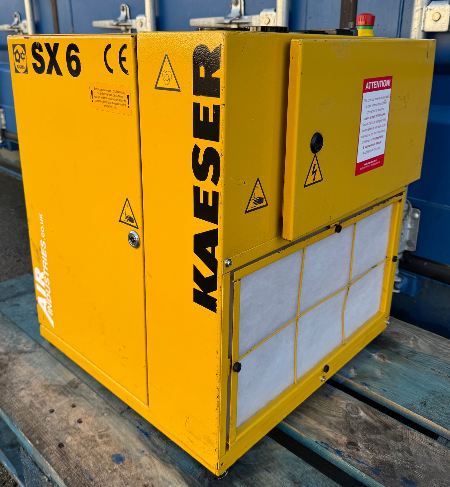 HPC / Kaeser SX6 Floor Mounted Rotary Screw Compressor (4.0kW, 5.5HP, 16.5CFM)