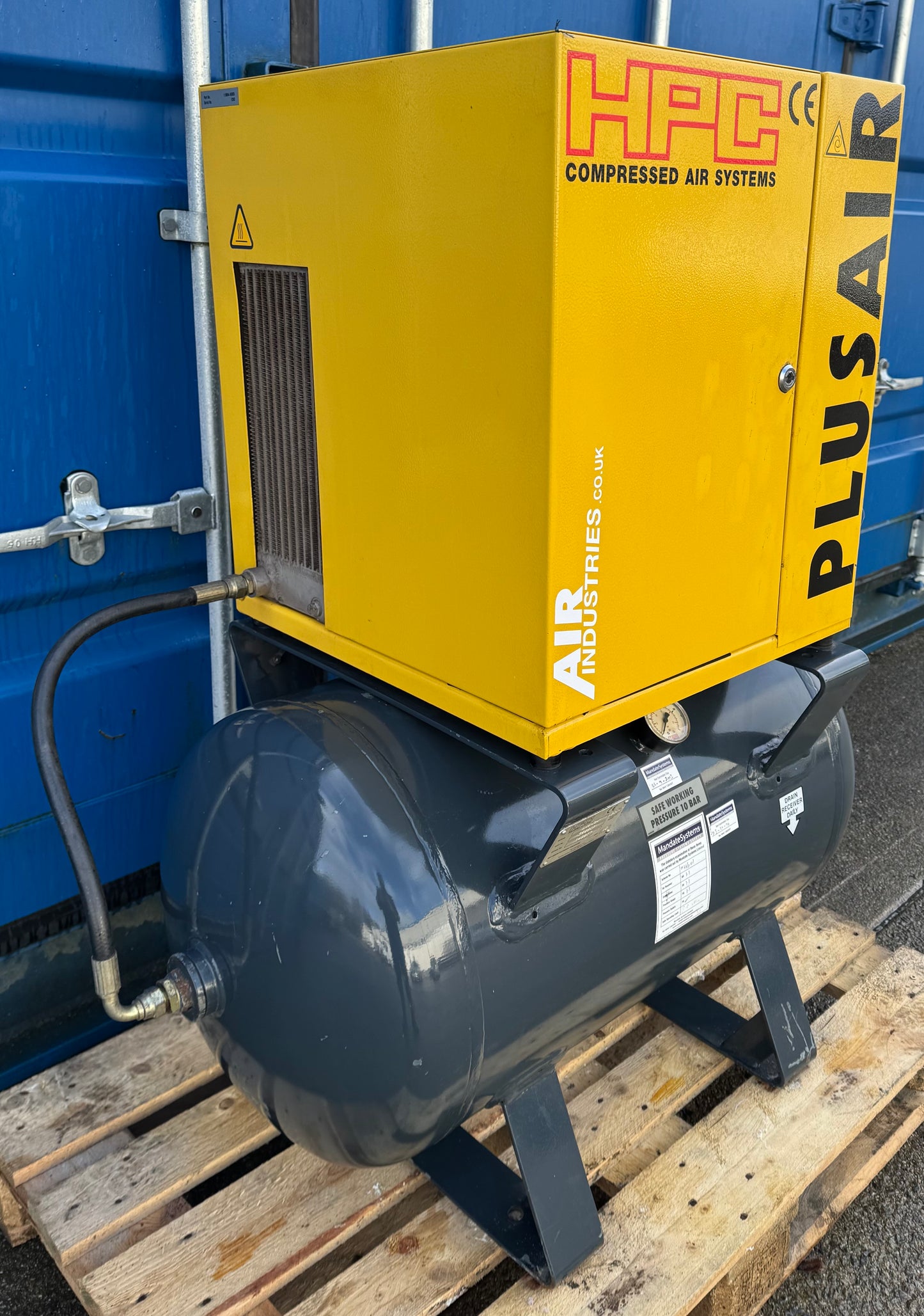 HPC / Kaeser SX6 Receiver Mounted Rotary Screw Compressor (4.0kW, 5.5HP, 16.5CFM)