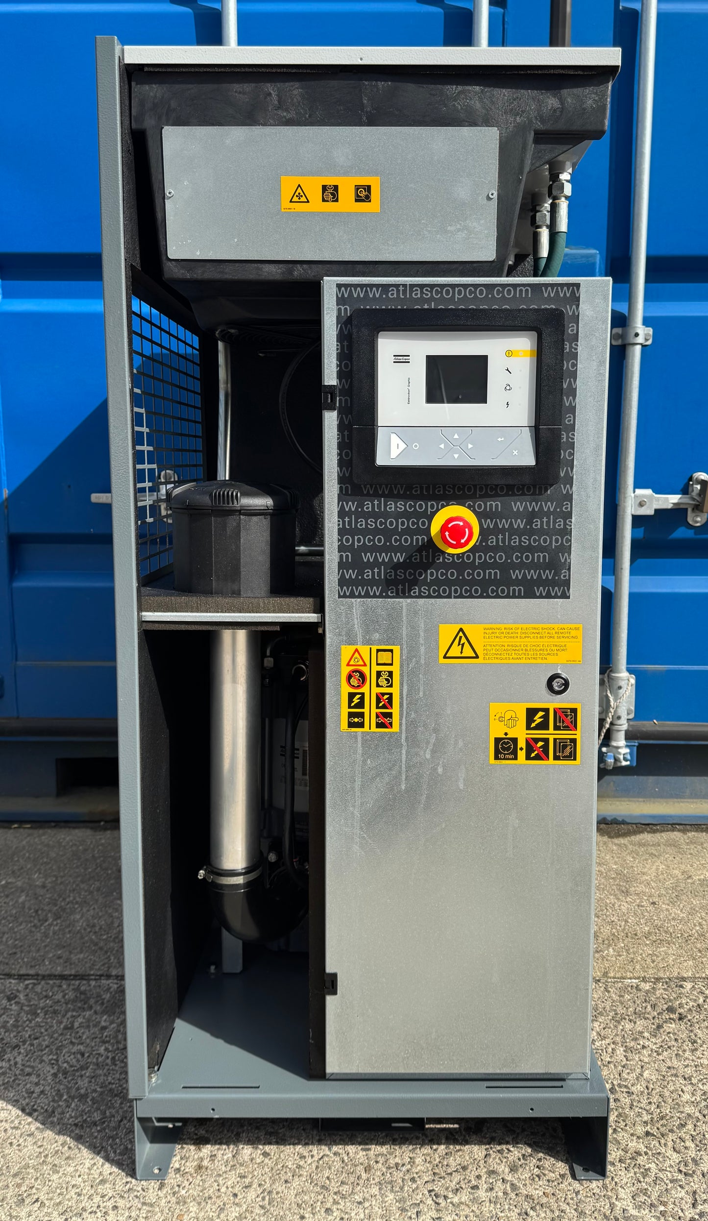 Atlas Copco GA15VSD+FF Variable Speed Rotary Screw Compressor + Dryer + Air Receiver  (88CFM)