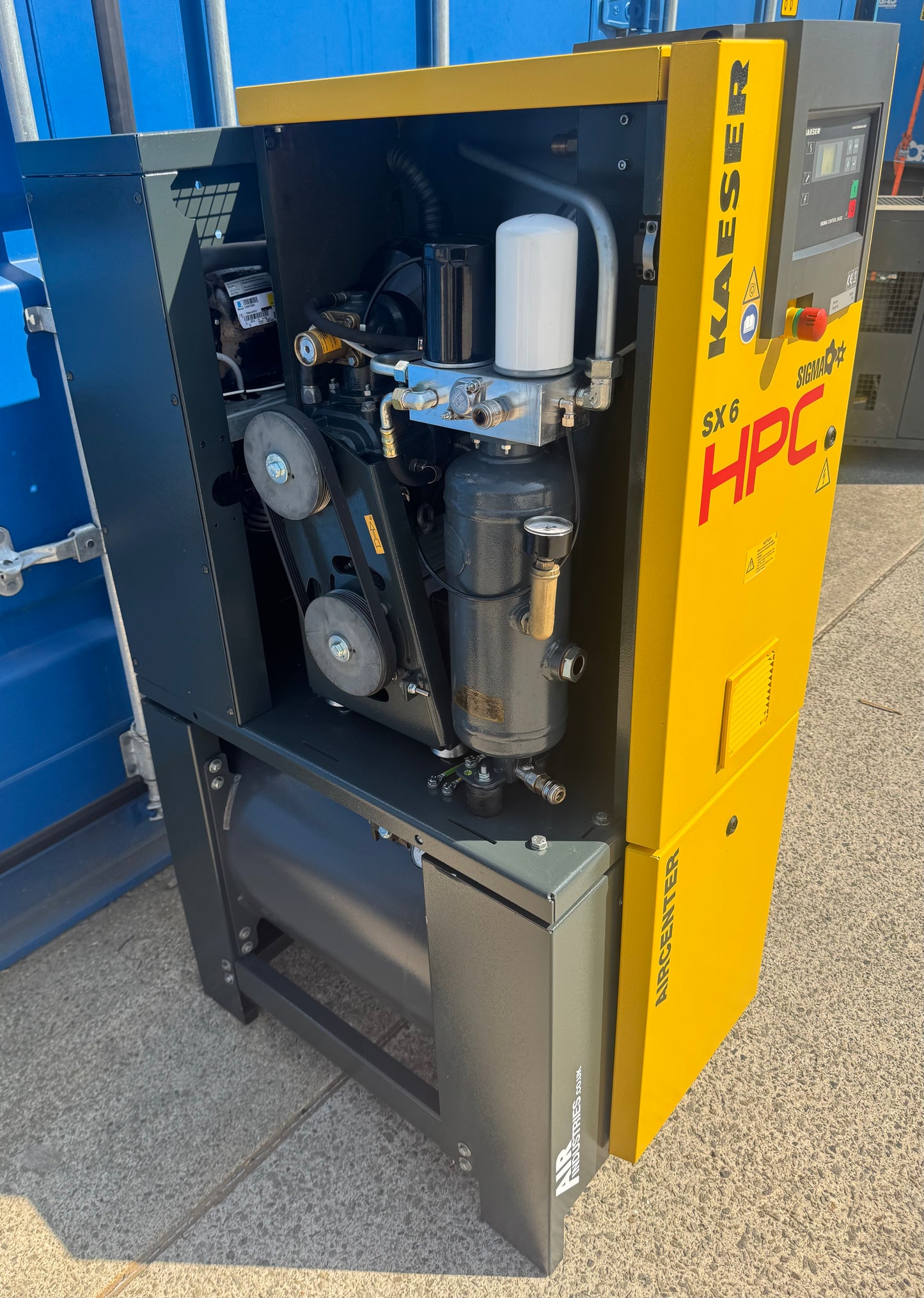 HPC / Kaeser Aircenter 6 Rotary Screw Compressor + Receiver + Dryer (4.0Kw, 17cfm)