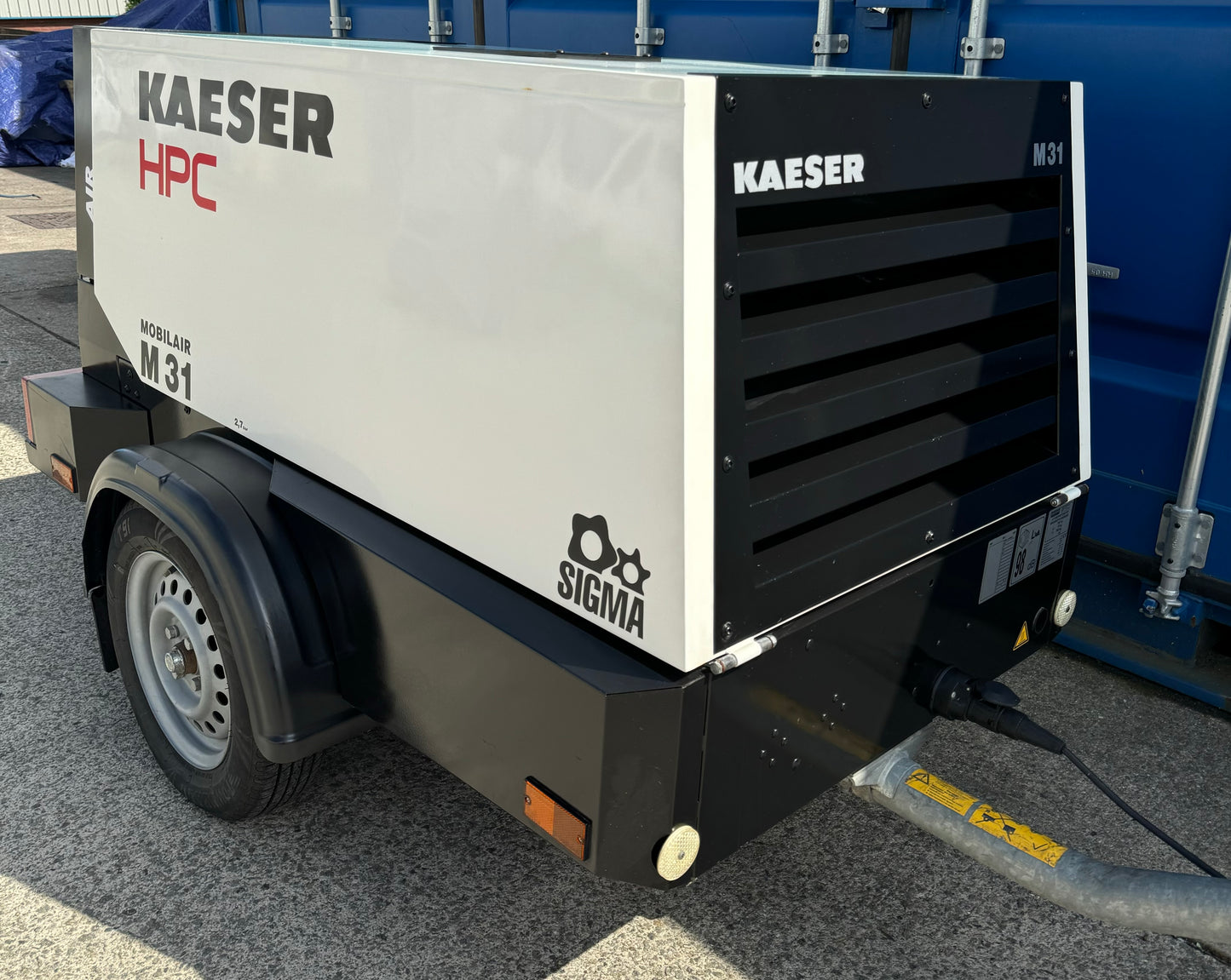 HPC / Kaeser M31 Portable Diesel Rotary Screw Compressor, 10bar,( 92Cfm)