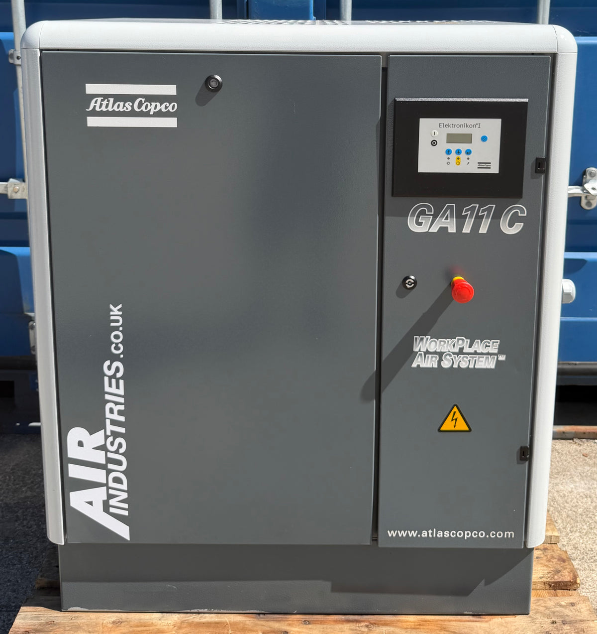 Atlas Copco GA11 Floor Mounted Rotary Screw Compressor, 11Kw, 42cfm, 13Bar!