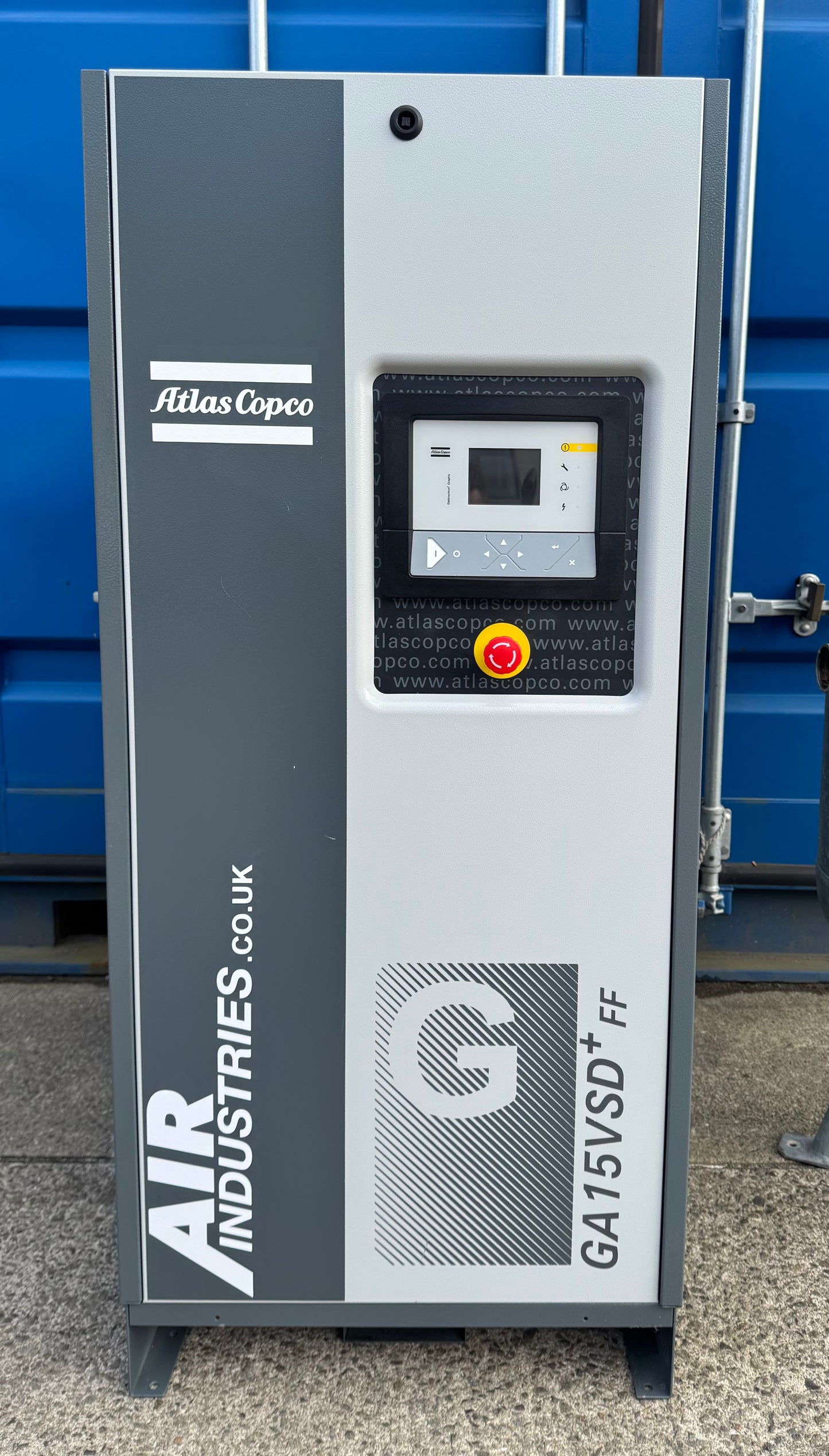 Atlas Copco GA15VSD+FF Variable Speed Rotary Screw Compressor + Dryer + Air Receiver  (88CFM)