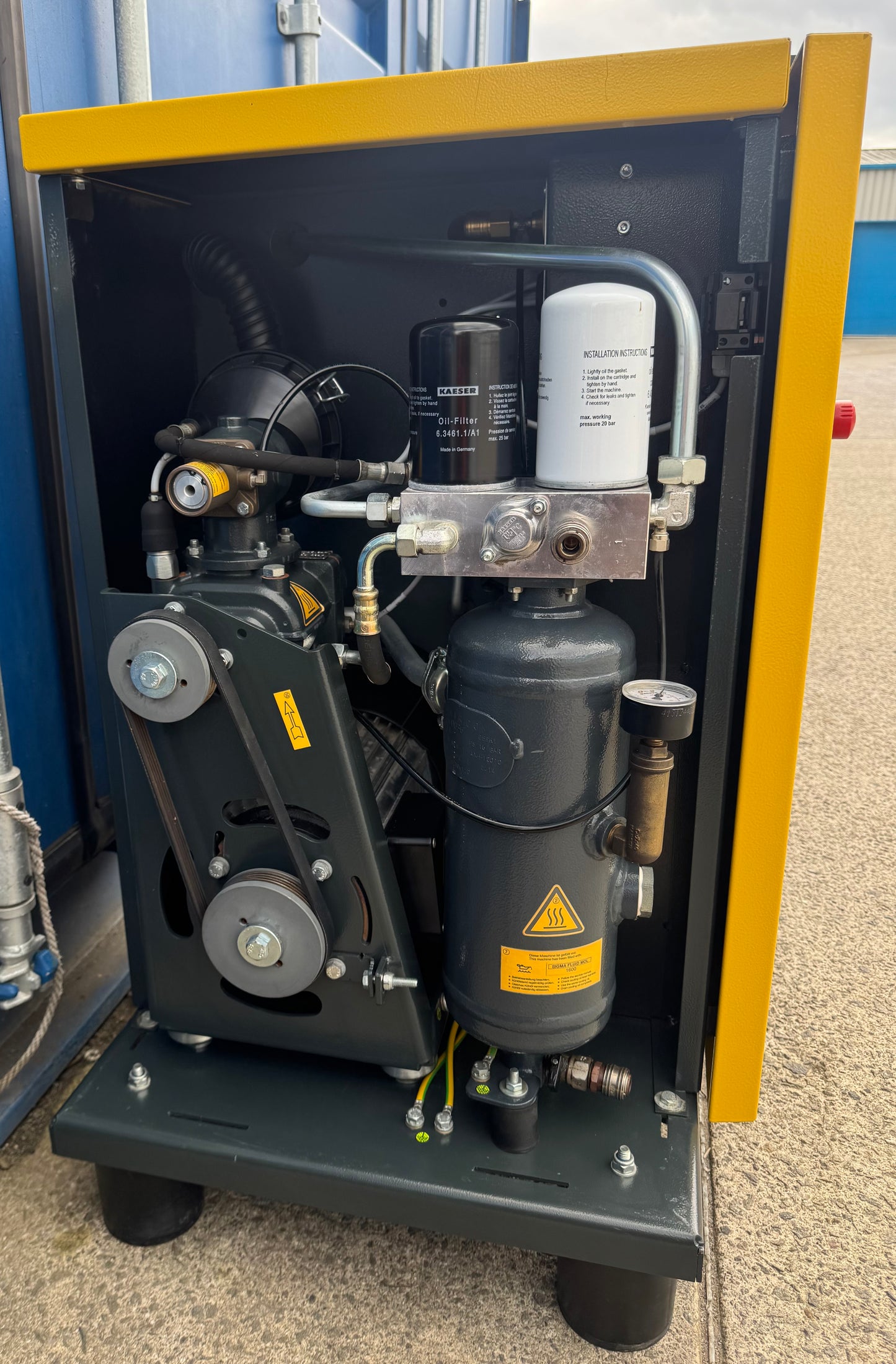 HPC / Kaeser SX6 Rotary Screw Compressor (4.0Kw, 21CFM, 8Bar, 116psi)