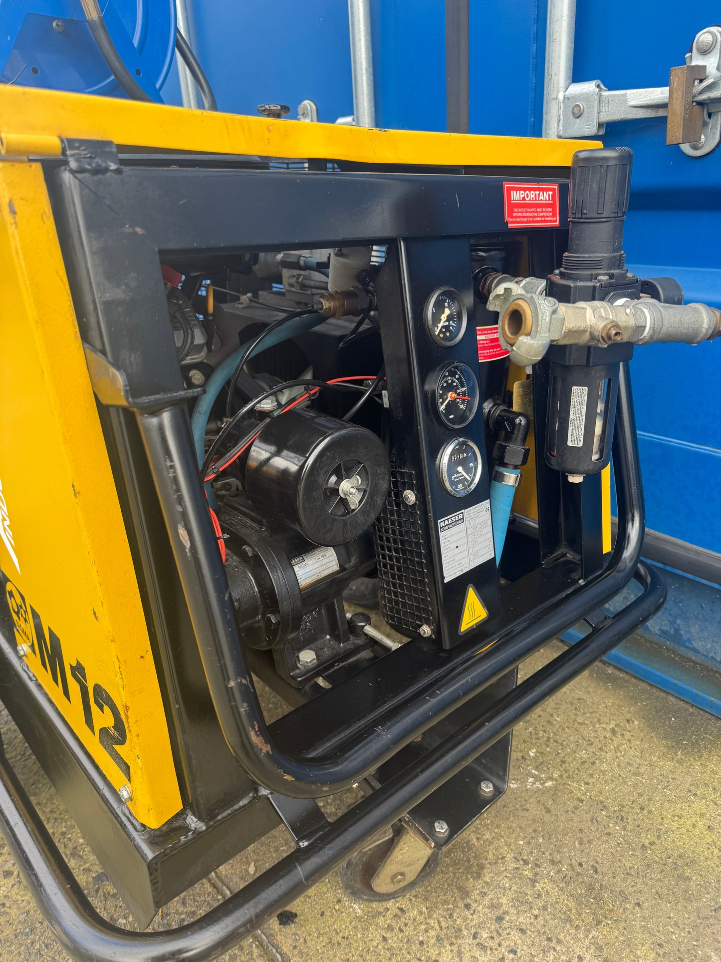 Kaeser / HPC M12 Petrol Rotary Screw Compressor 42Cfm