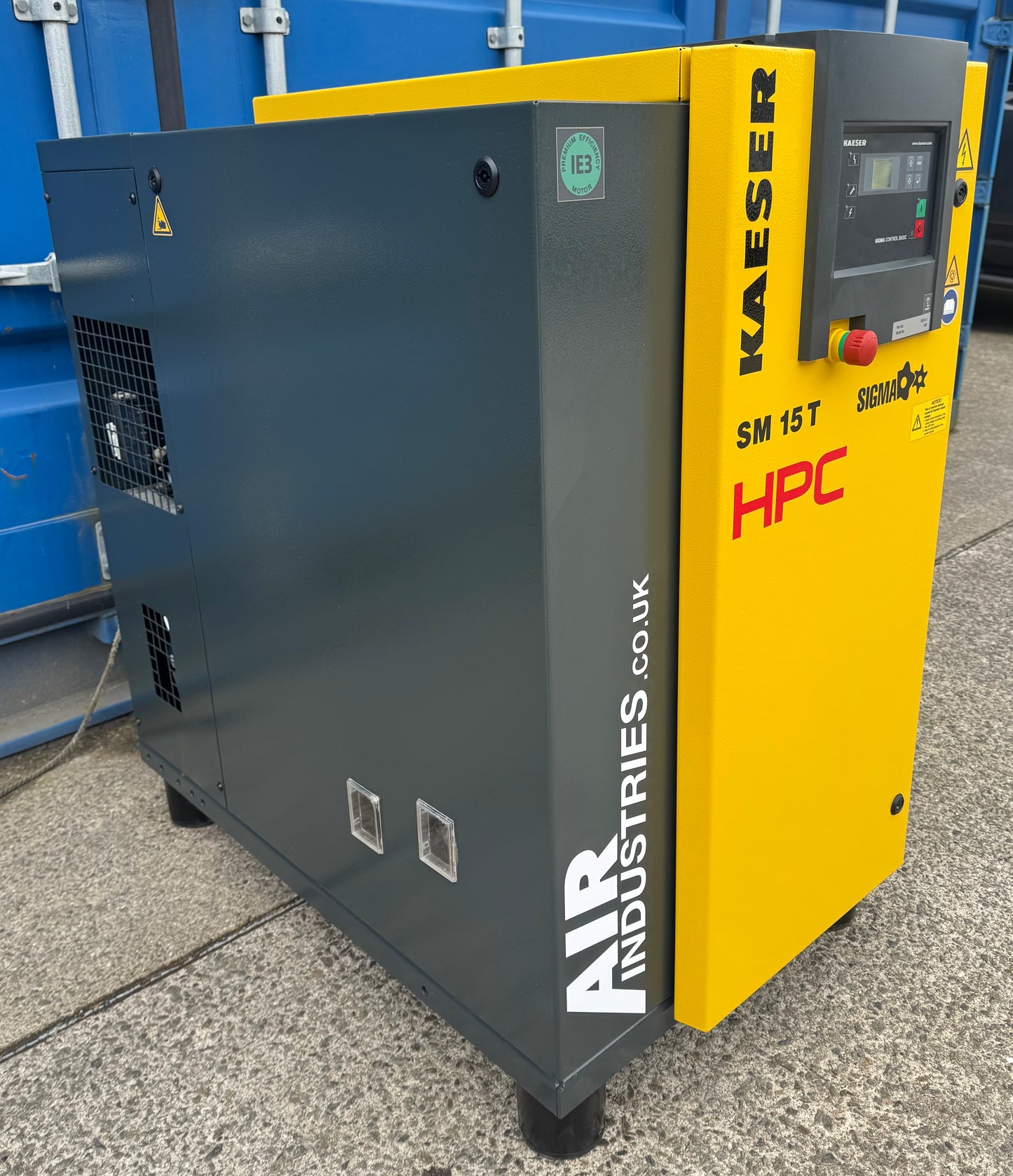 HPC / Kaeser SM15T Rotary Screw Compressor + Dryer! 9.0Kw, 53Cfm, 8Bar!
