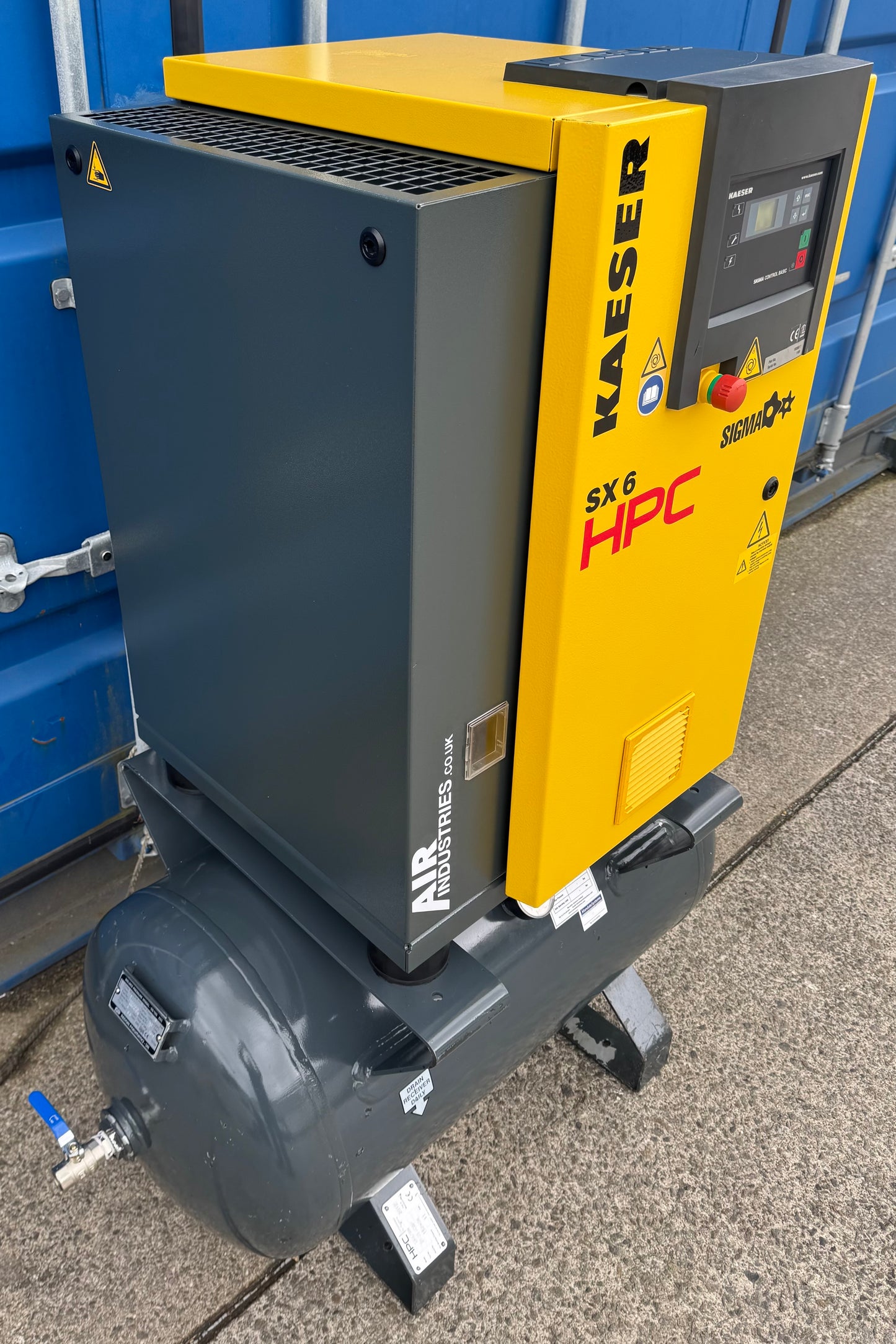 HPC / Kaeser SX6 Receiver Mounted Rotary Screw Compressor 4.0Kw, 11Bar!