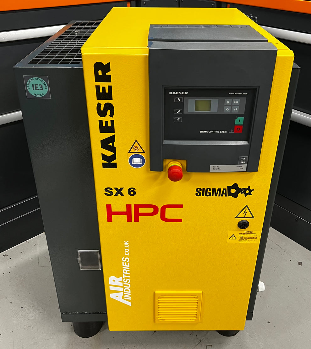 HPC / Kaeser SX6 Rotary Screw Compressor (4.0Kw, 17CFM, 11Bar, 159psi ...