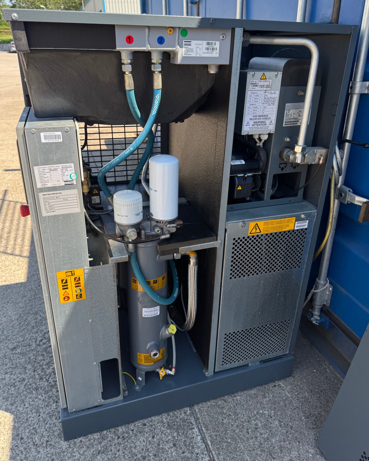 Atlas Copco GA7VSD+FF Variable Speed Rotary Screw Compressor + Dryer, 46cfm!