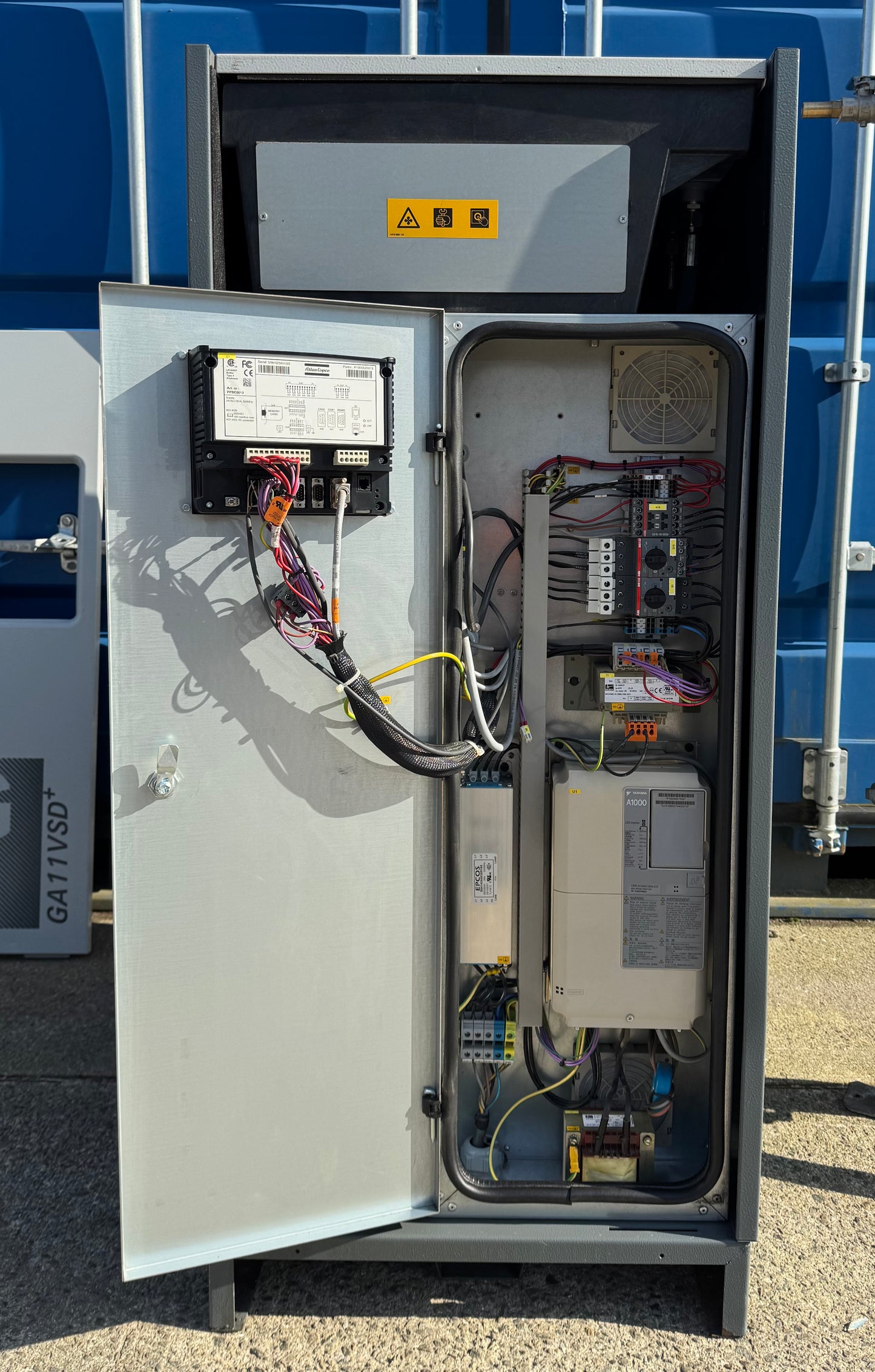 Atlas Copco GA11VSD+FF Variable Speed Rotary Screw Compressor + Dryer + Air Receiver  (68.8CFM)