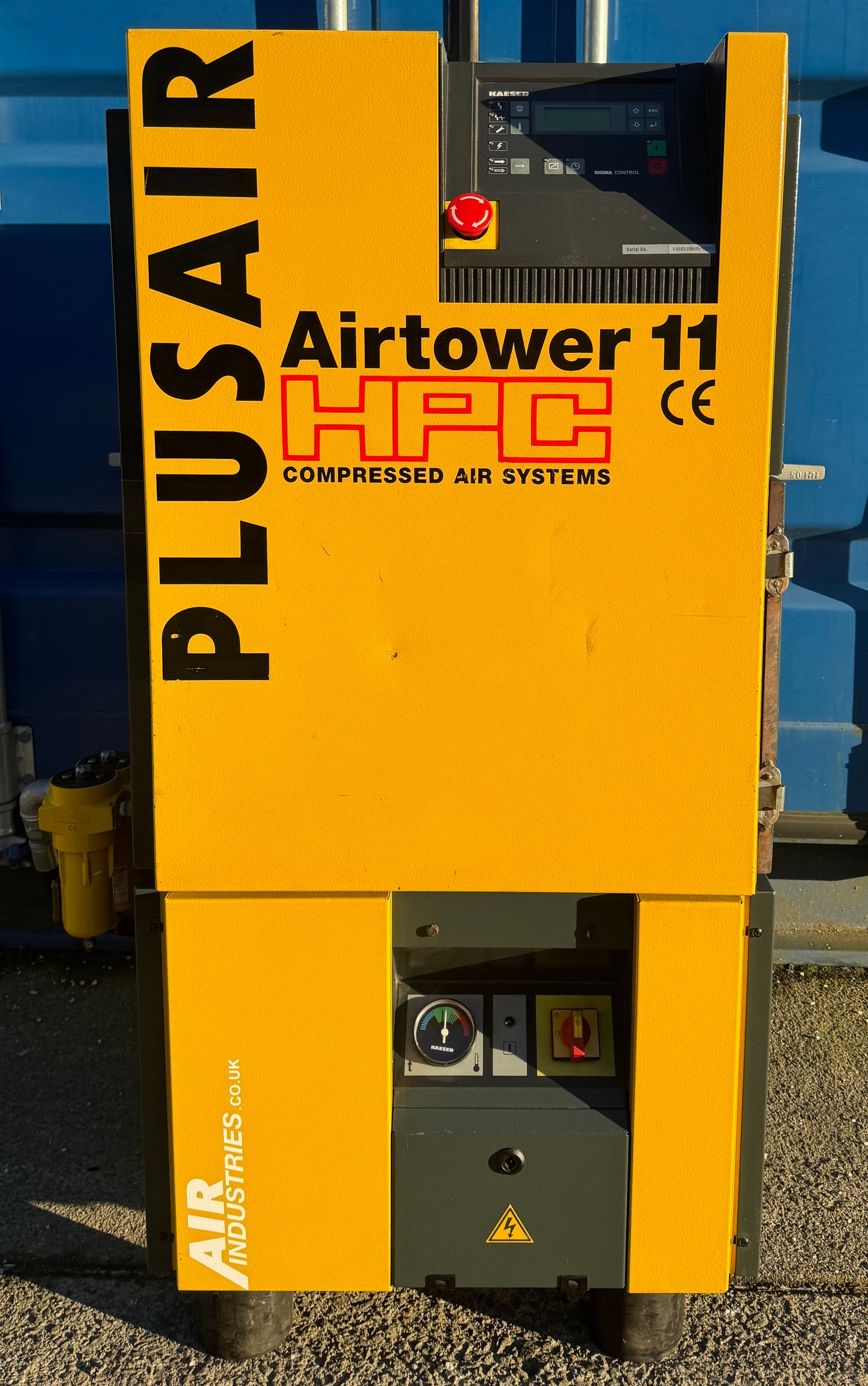 Kaeser Airtower 11 Rotary Screw Compressor + Dryer (40CFM, 8Bar, 7.5kW)