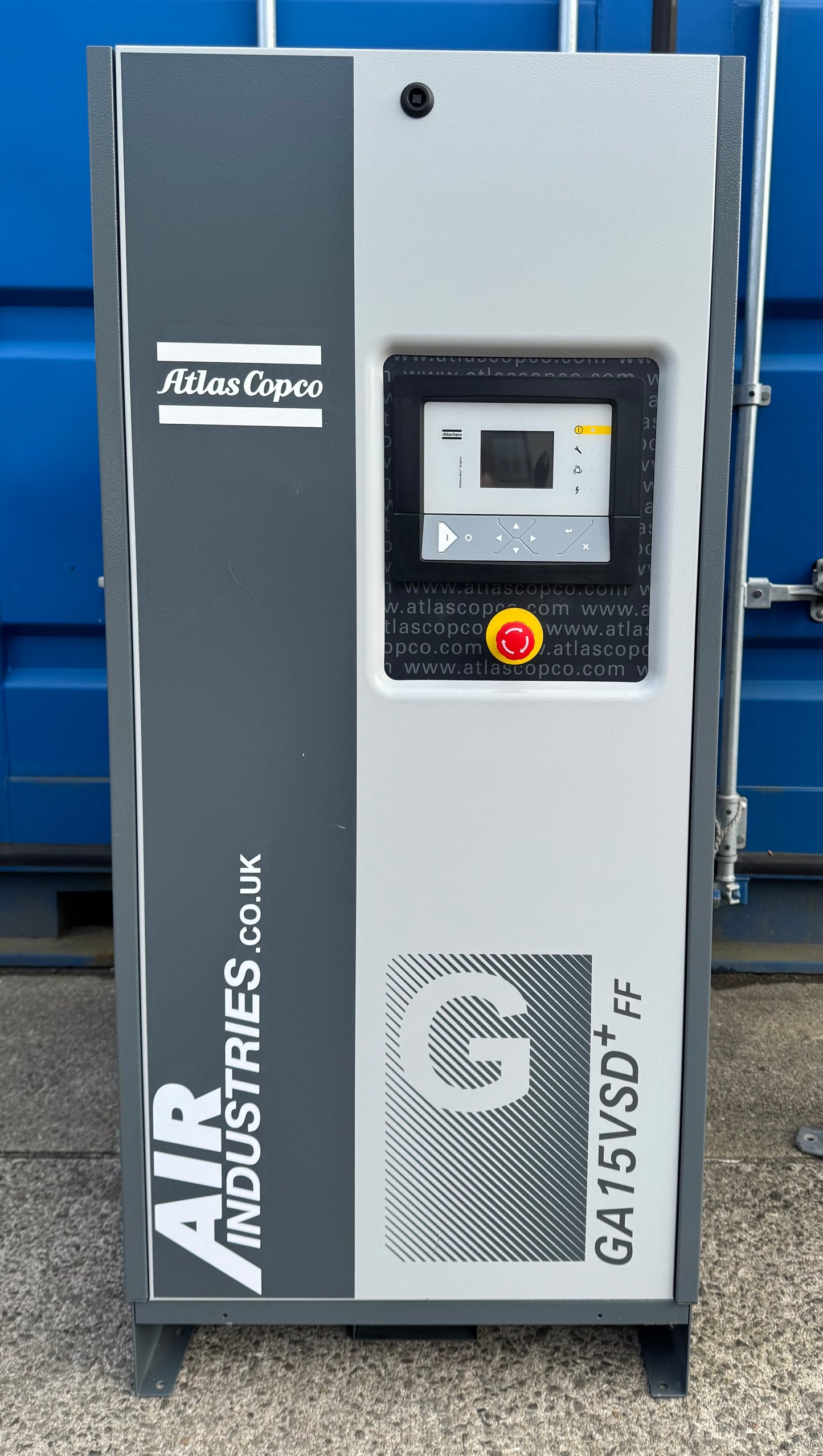 Atlas Copco GA15VSD+FF Variable Speed Rotary Screw Compressor + Dryer + Air Receiver  (88CFM)