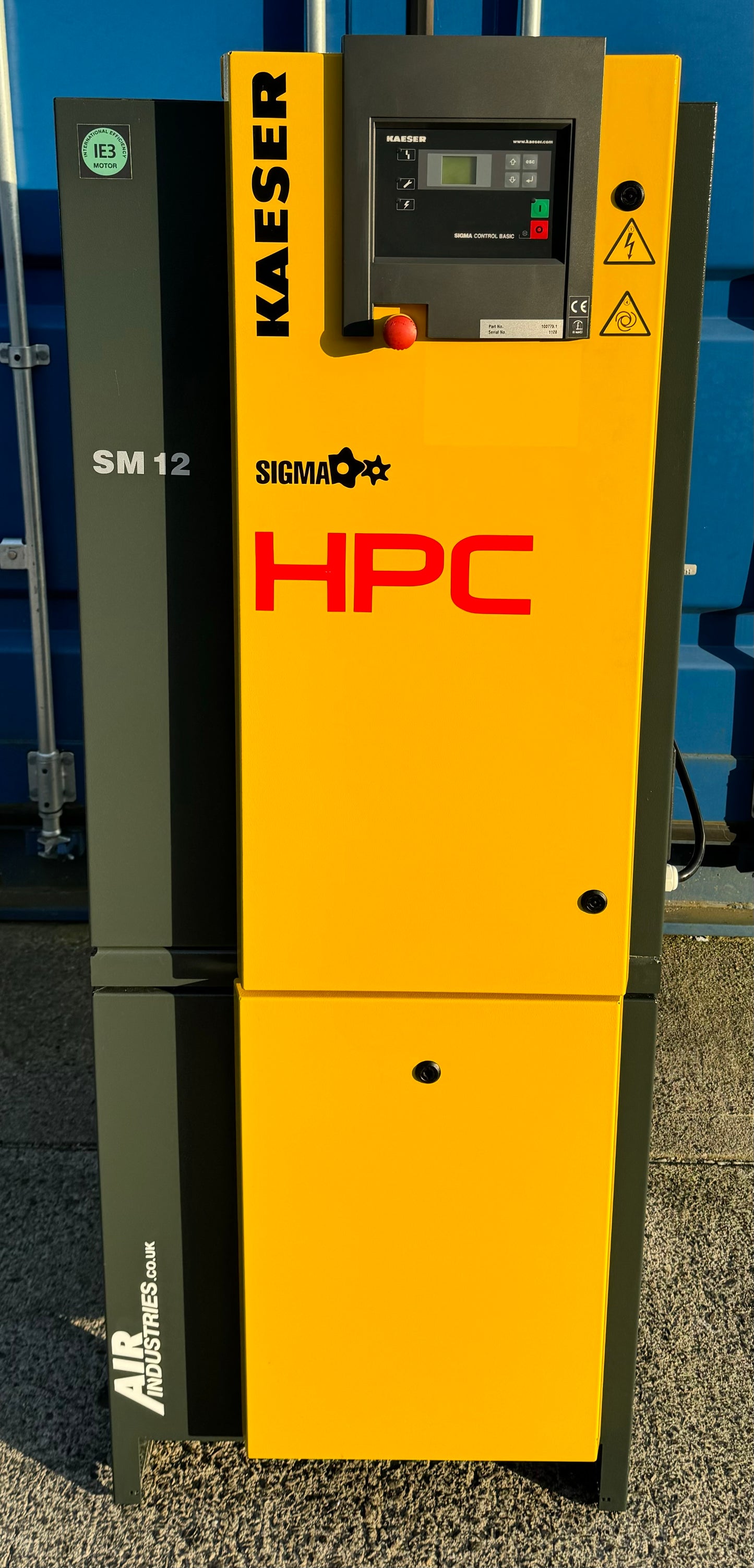 HPC / Kaeser Aircenter 12 Rotary Screw Compressor + Receiver + Dryer 7.5Kw, 42cfm!