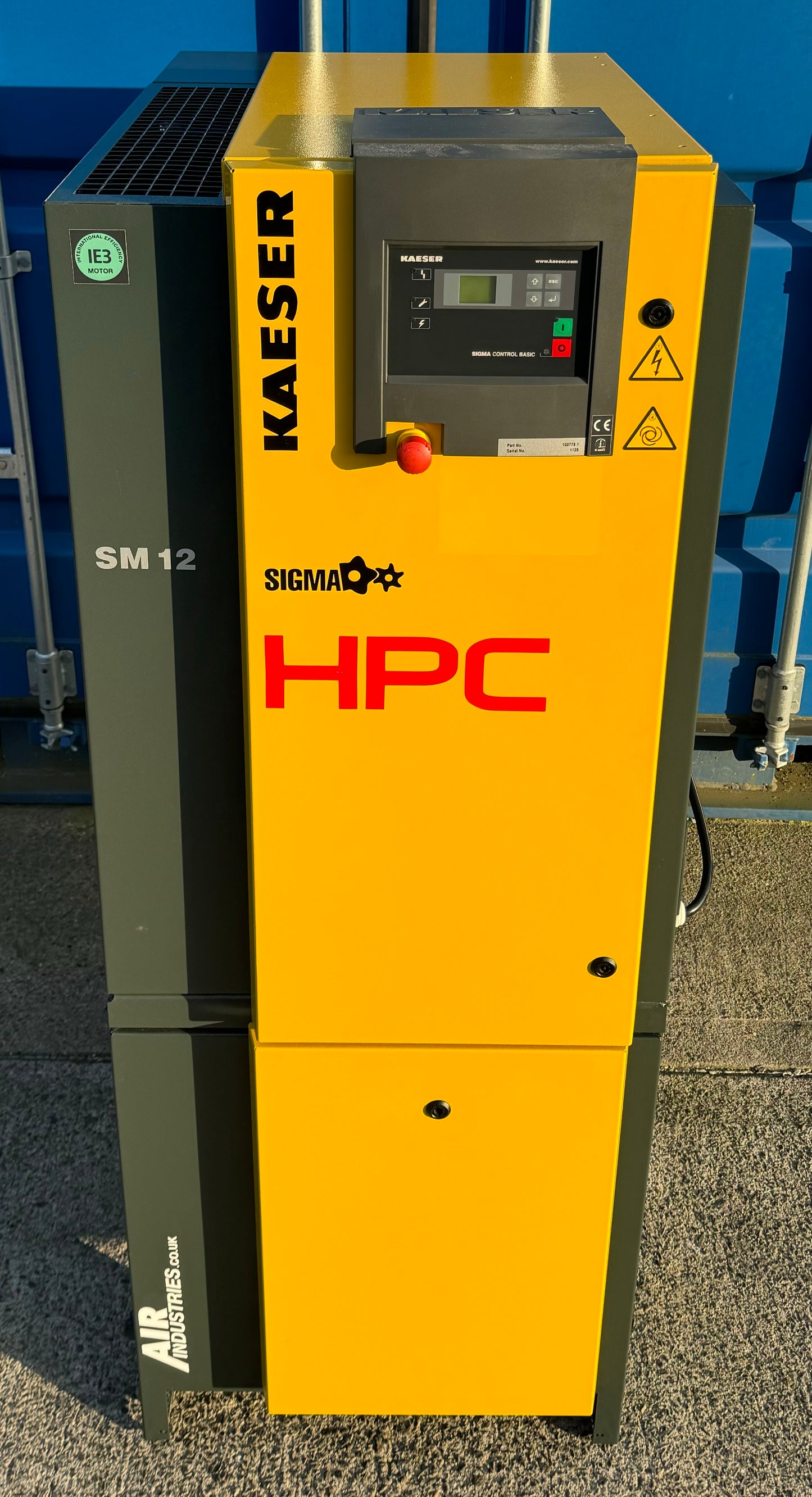 HPC / Kaeser Aircenter 12 Rotary Screw Compressor + Receiver + Dryer 7.5Kw, 42cfm!