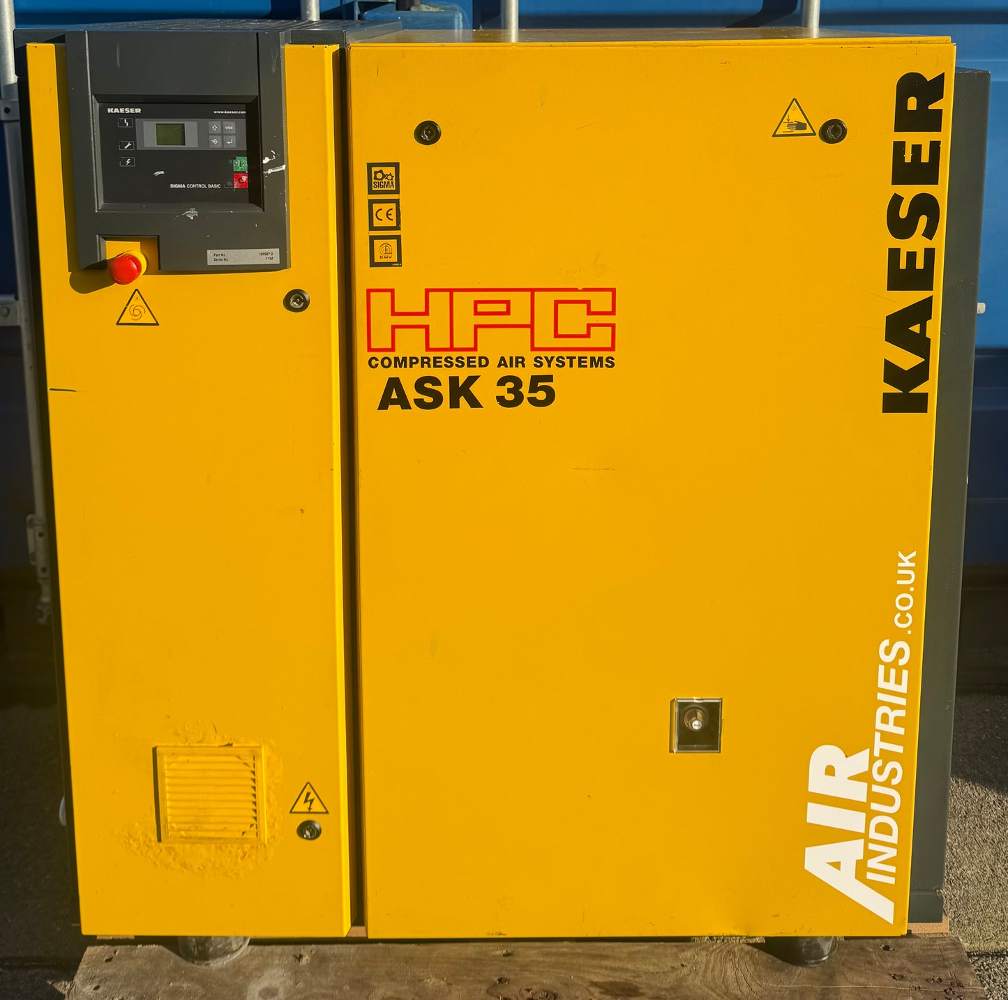 Kaeser / HPC ASK35 Rotary Screw Compressor 123Cfm