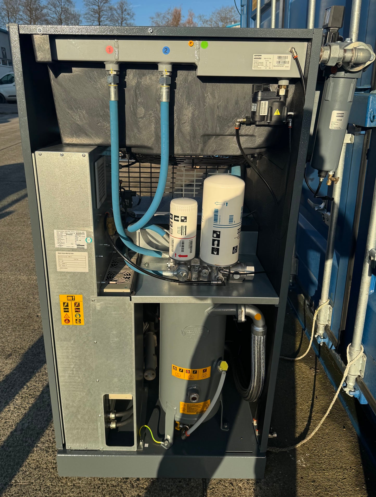 Atlas Copco GA30VSD+ Variable Speed Drive Rotary Screw Compressor, 30Kw, 206cfm!